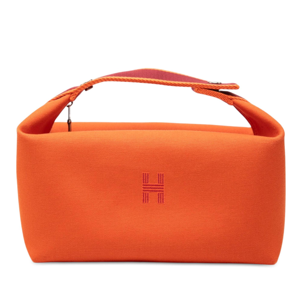 Hermes Large Toile Bride A Brac Case