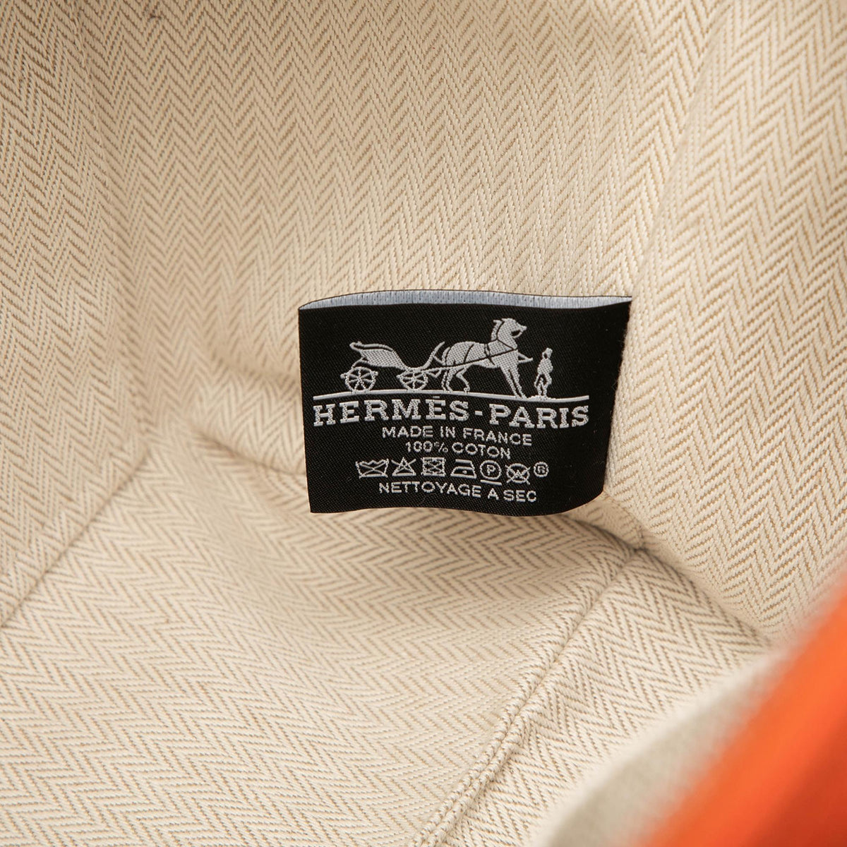 Hermes Large Toile Bride A Brac Case