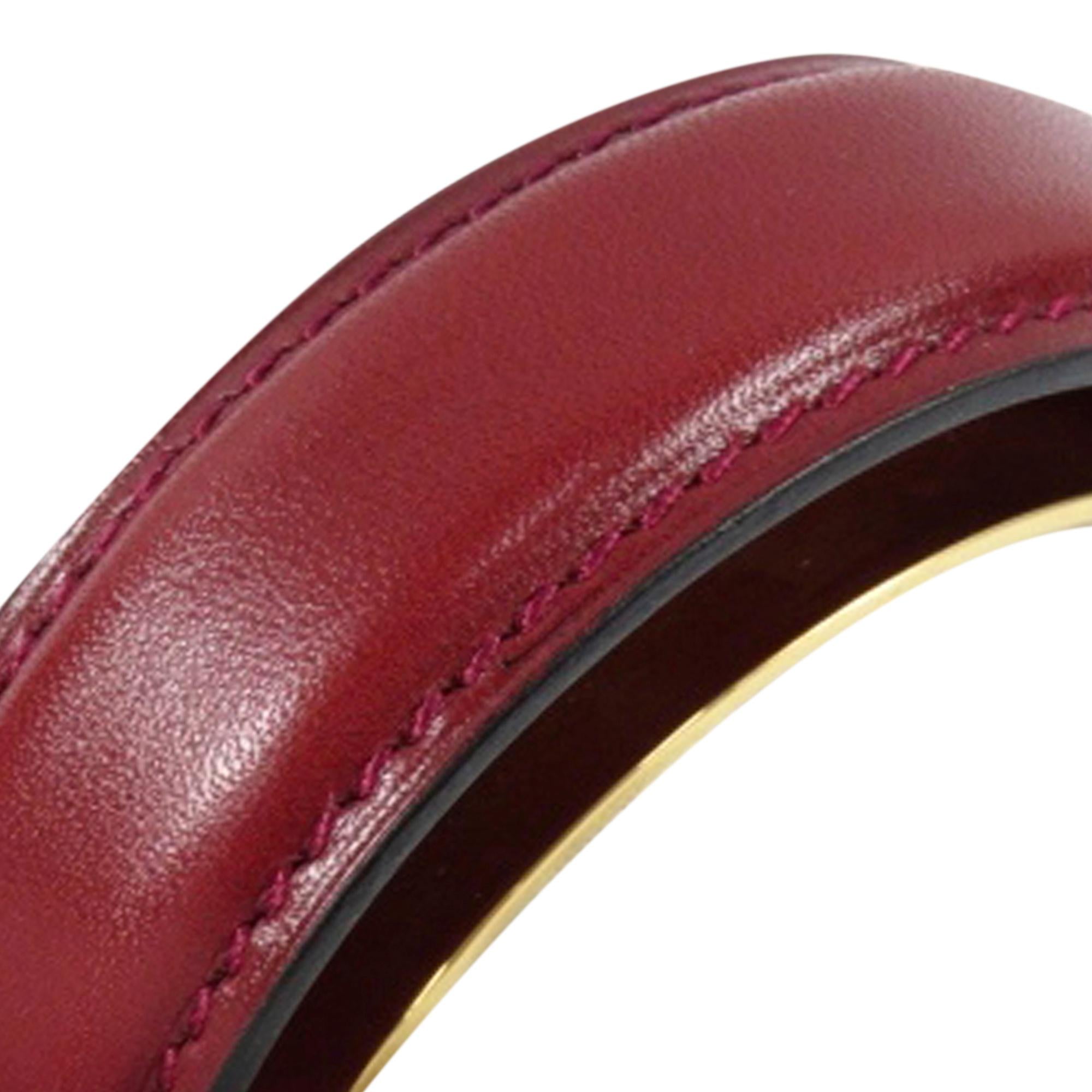 Hermes Leather Cuff Bracelet (SHG-nFdanZ)