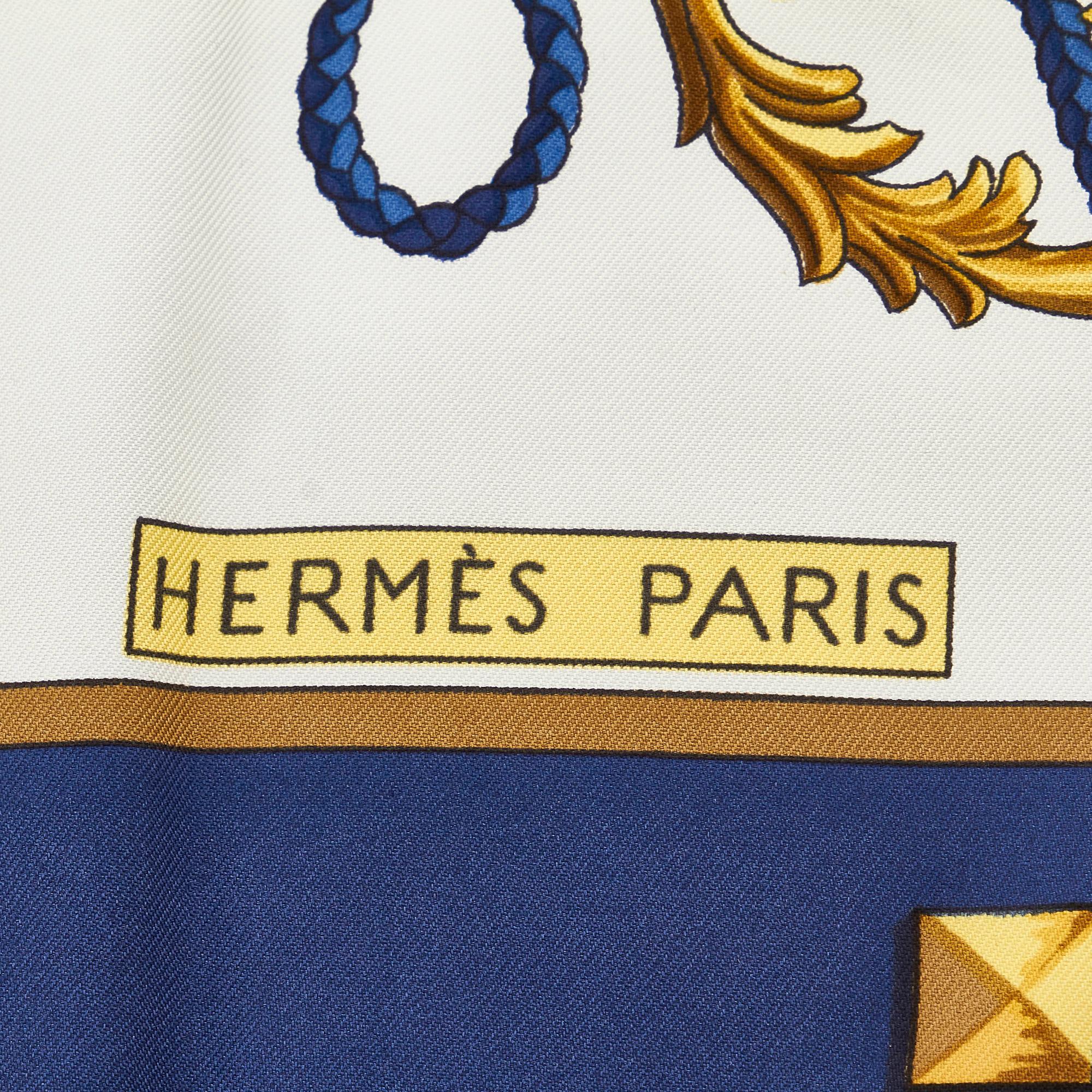 Hermes Les Cles Silk Scarf (SHG-JGJKaB)