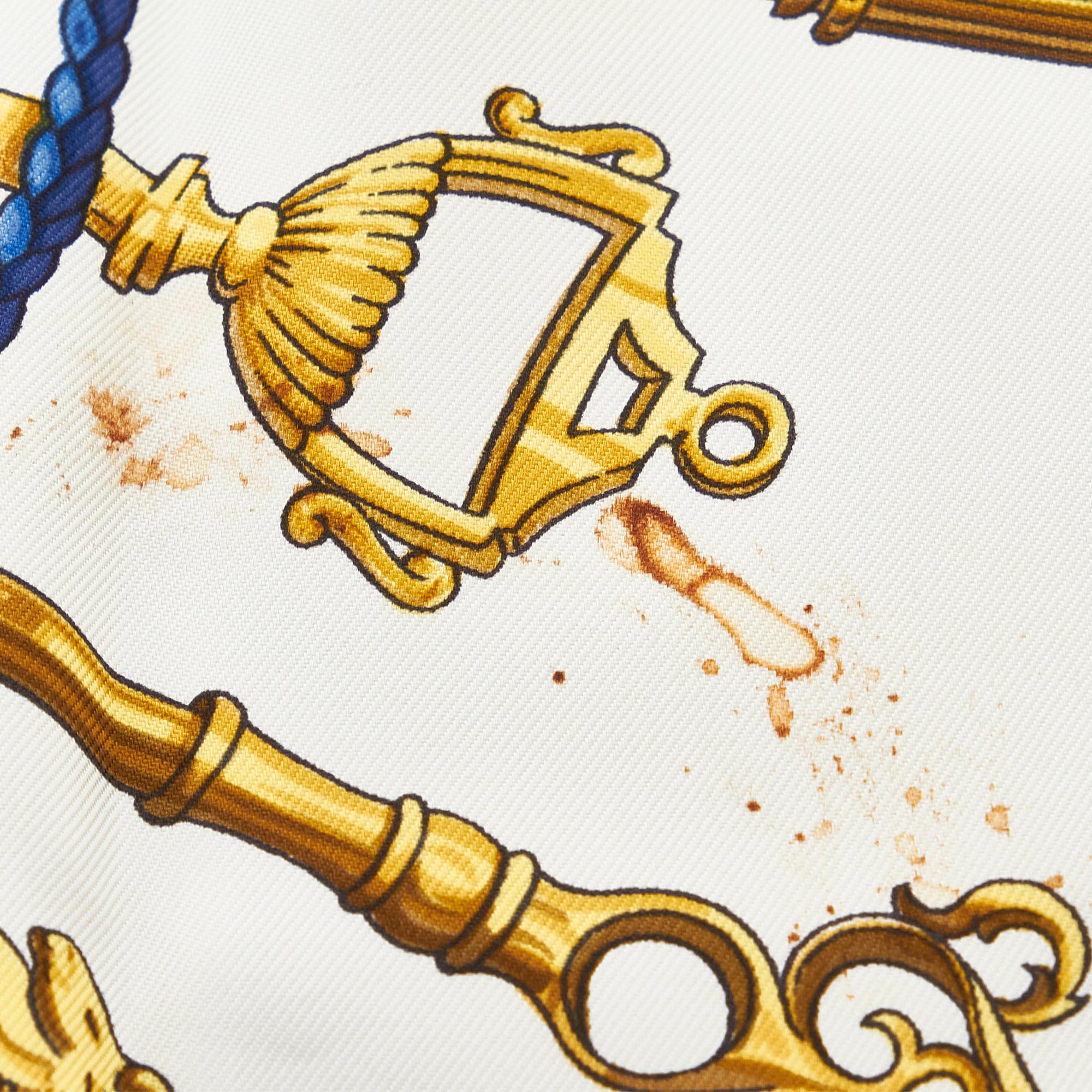 Hermes Les Cles Silk Scarf (SHG-JGJKaB)