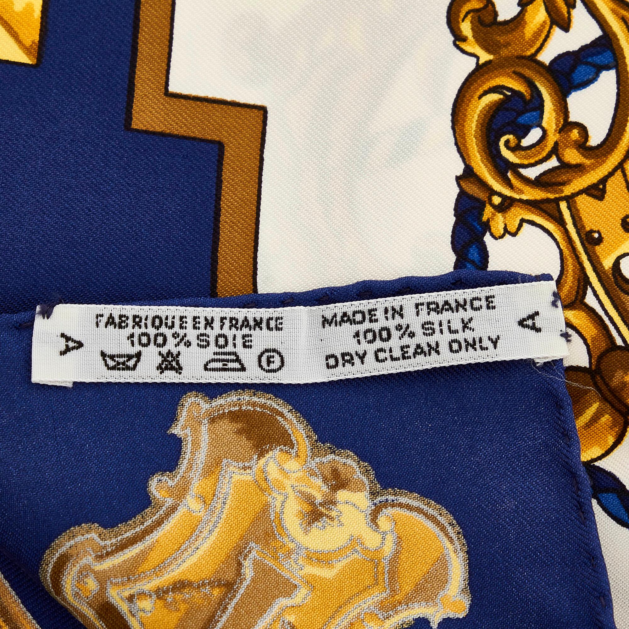 Hermes Les Cles Silk Scarf (SHG-Ax4h8B)