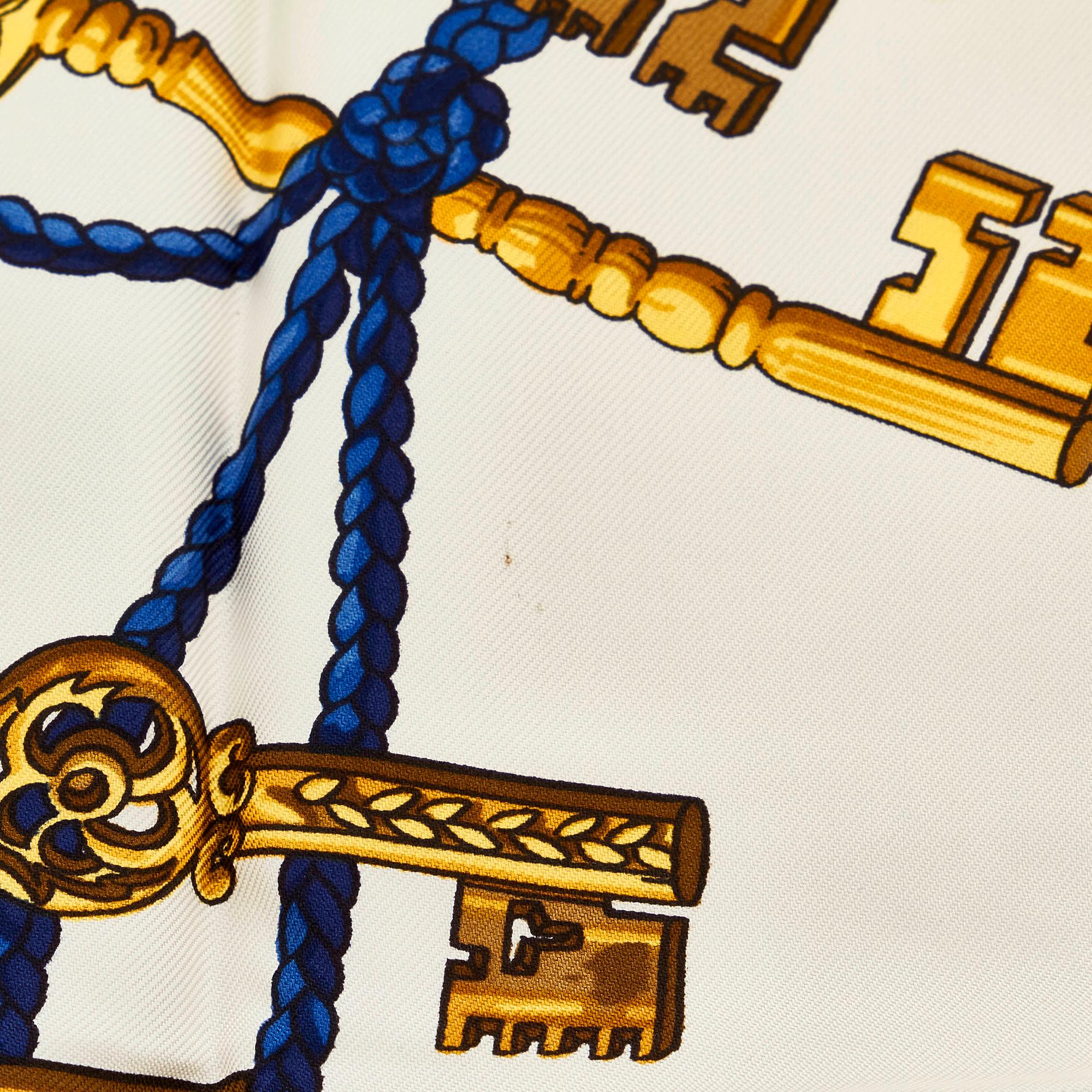 Hermes Les Cles Silk Scarf (SHG-Ax4h8B)