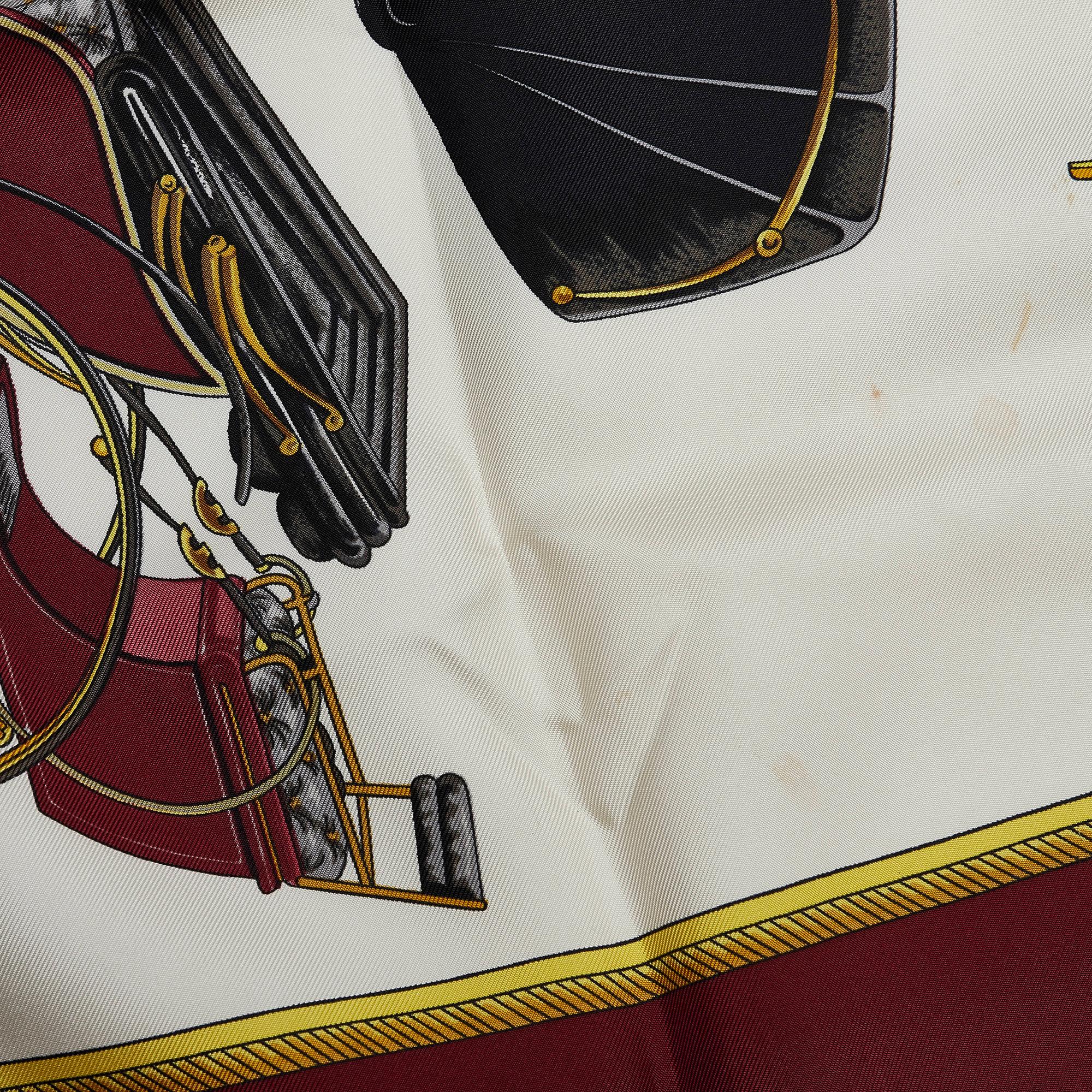 Hermes Les Voitures a Transformation Silk Scarf (SHG-80Az7x)