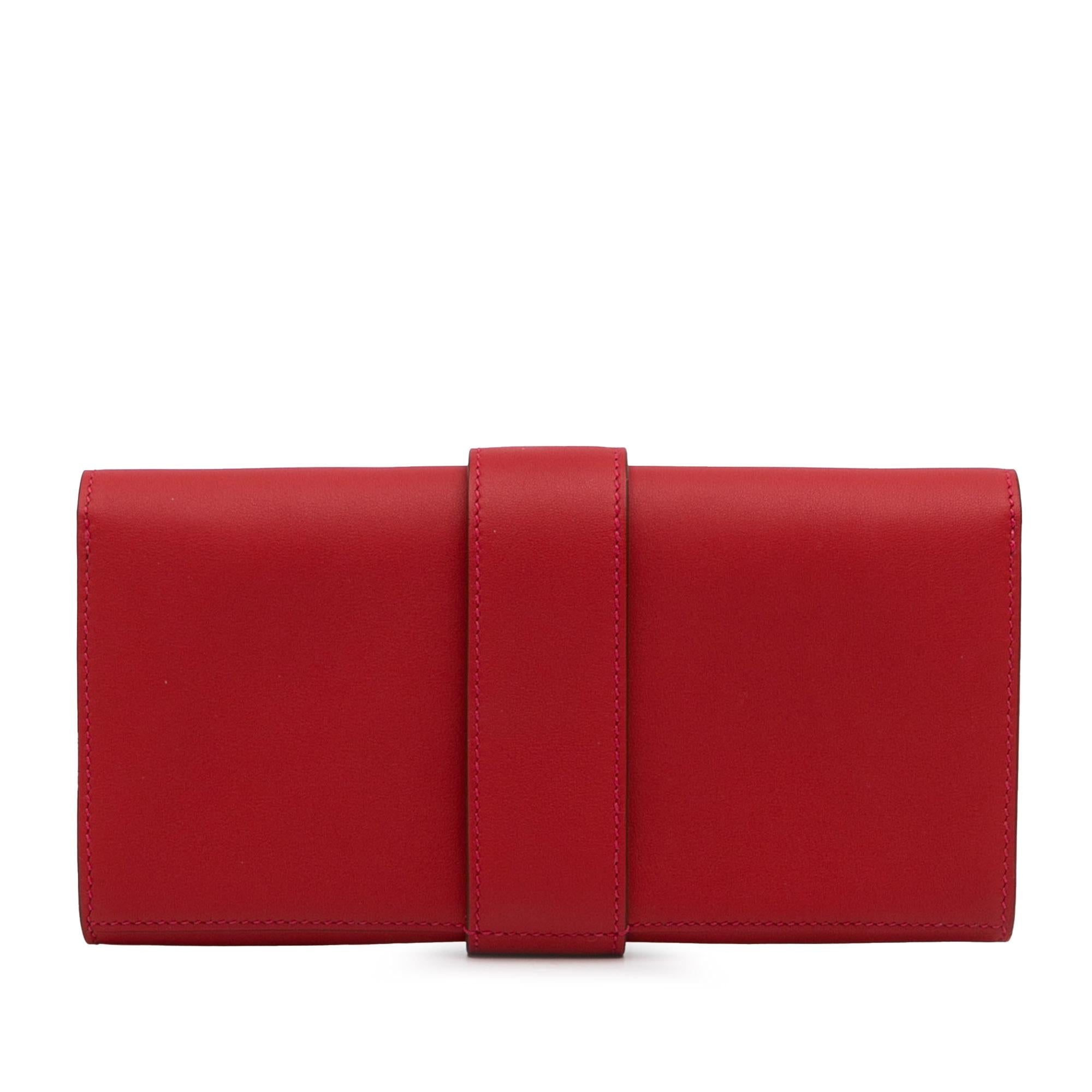 Hermes Medor Leather Clutch Bag (SHG-28xEUn)