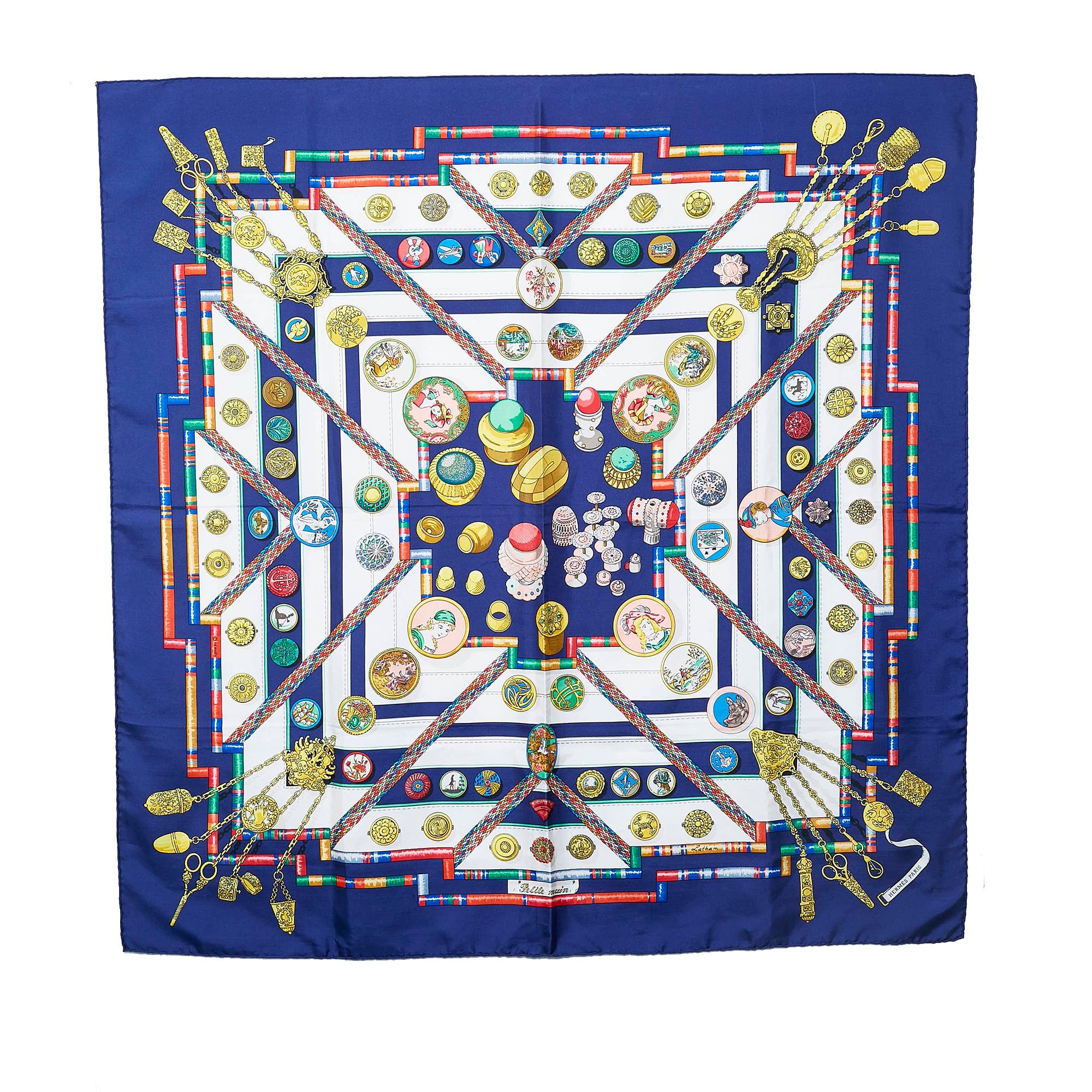 Hermes Petite Main Silk Scarf (SHG-eudGX8)