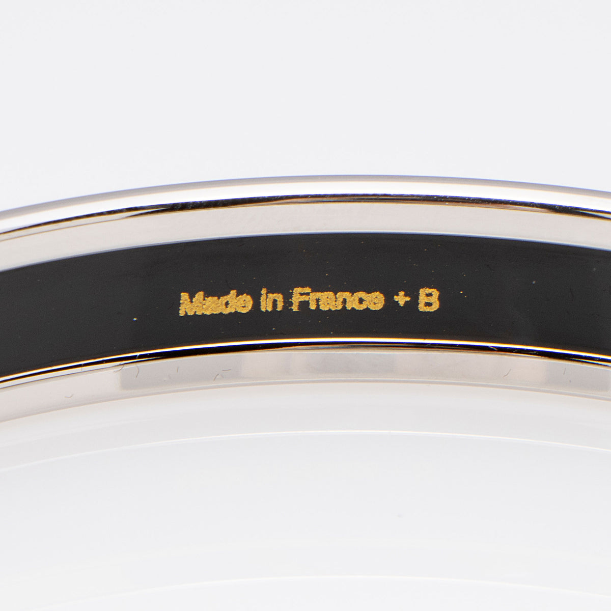 Hermes Printed Enamel Narrow Bangle