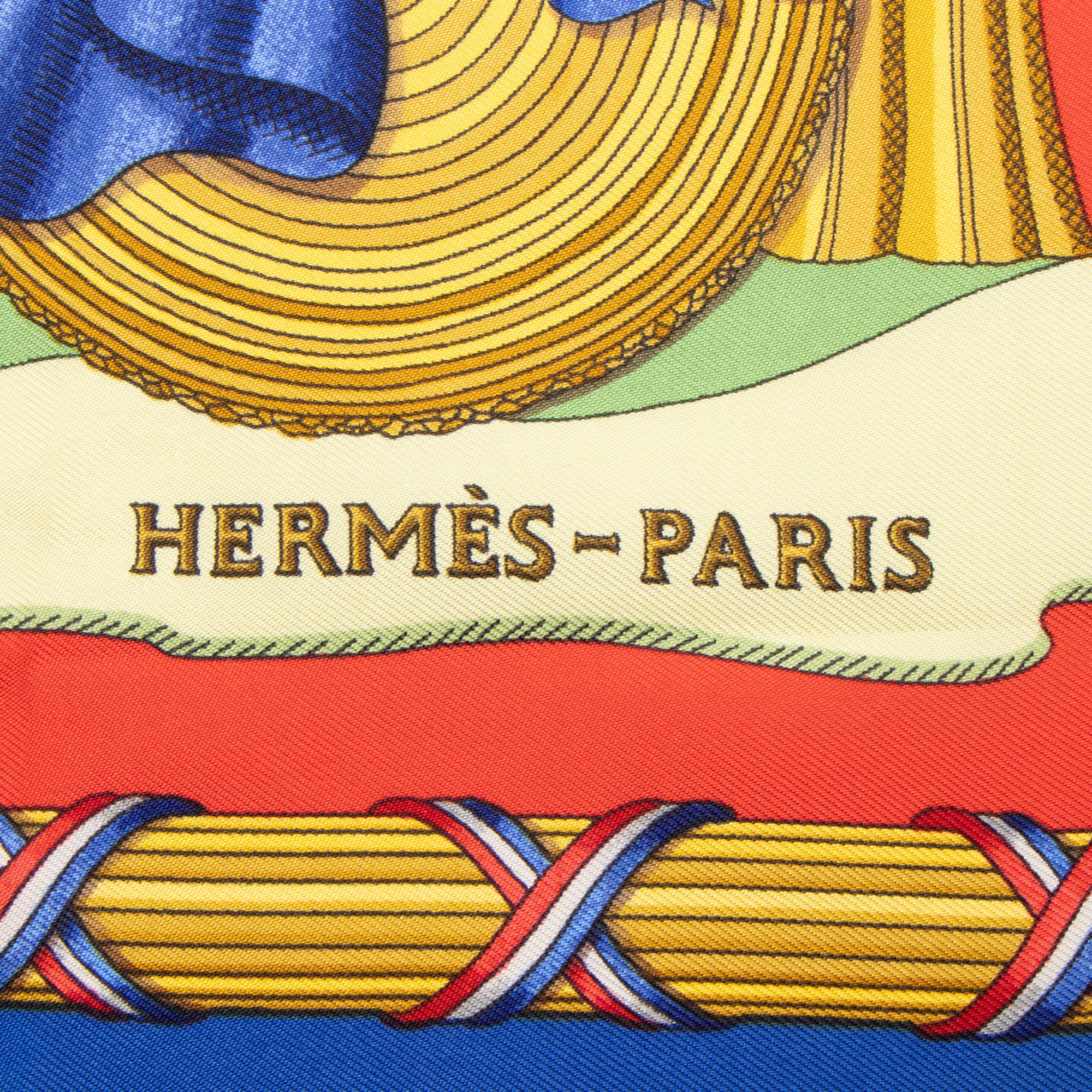 Hermes Silk 1789 Liberte Egalite Fraternite 90cm Scarf