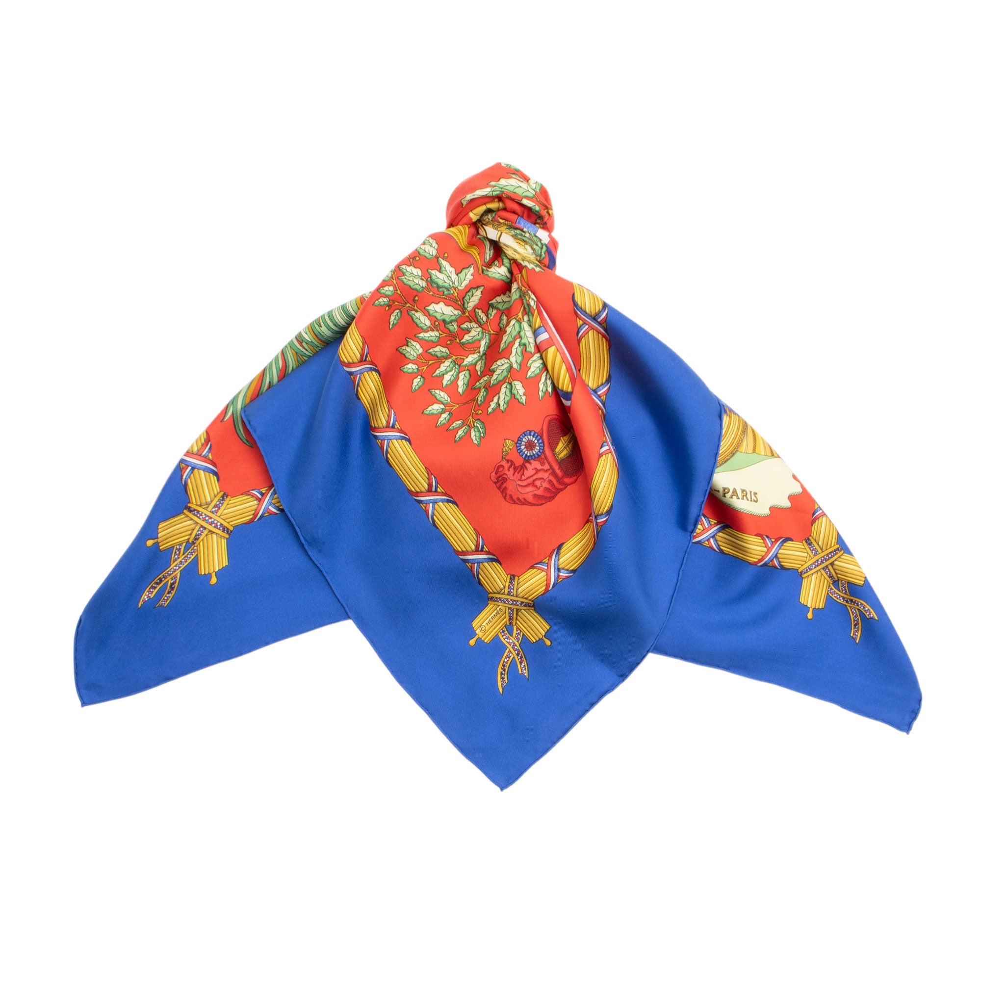 Hermes Silk 1789 Liberte Egalite Fraternite 90cm Scarf