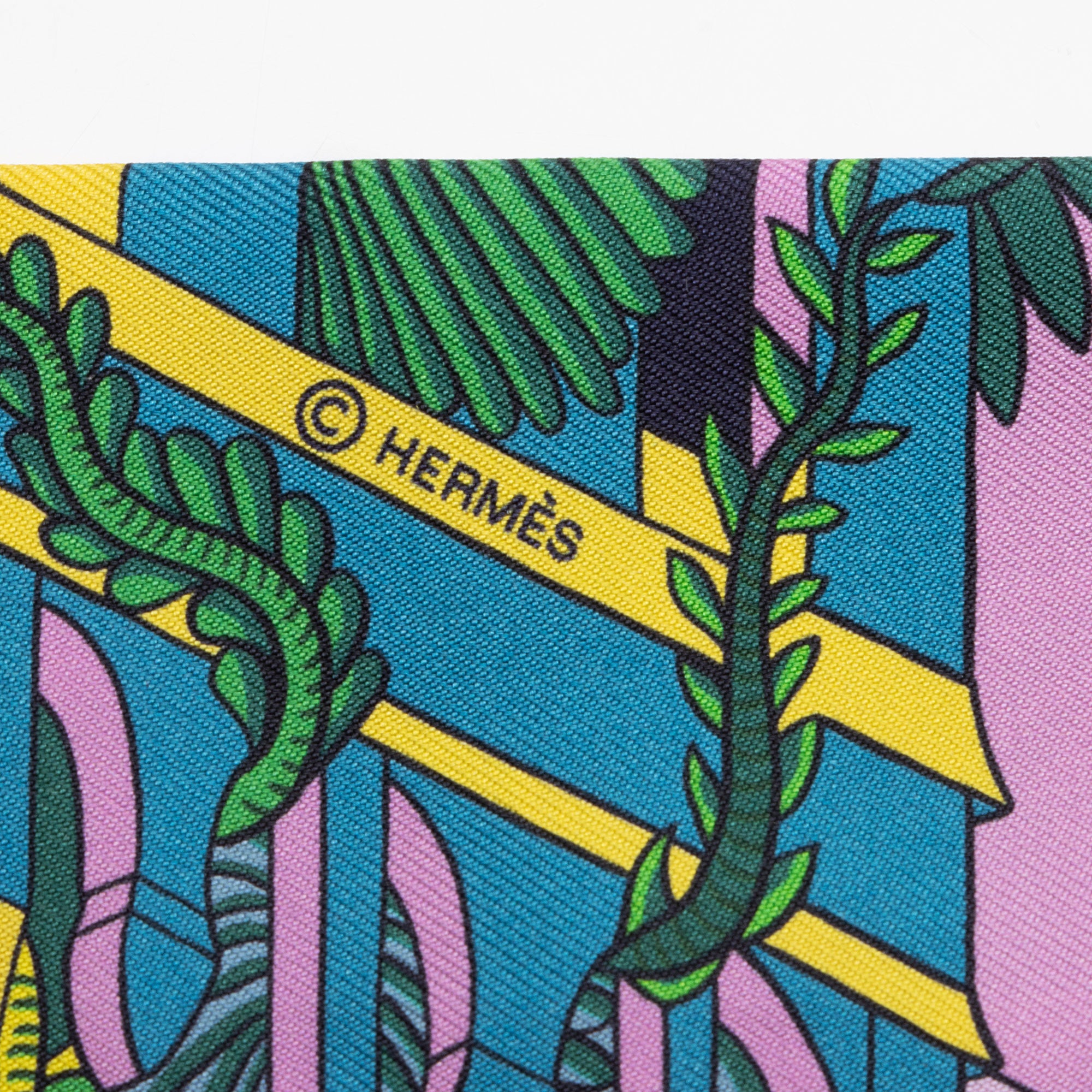 Hermes Silk Animapolis Plumetis Twilly Scarf (SHF-clAepn)