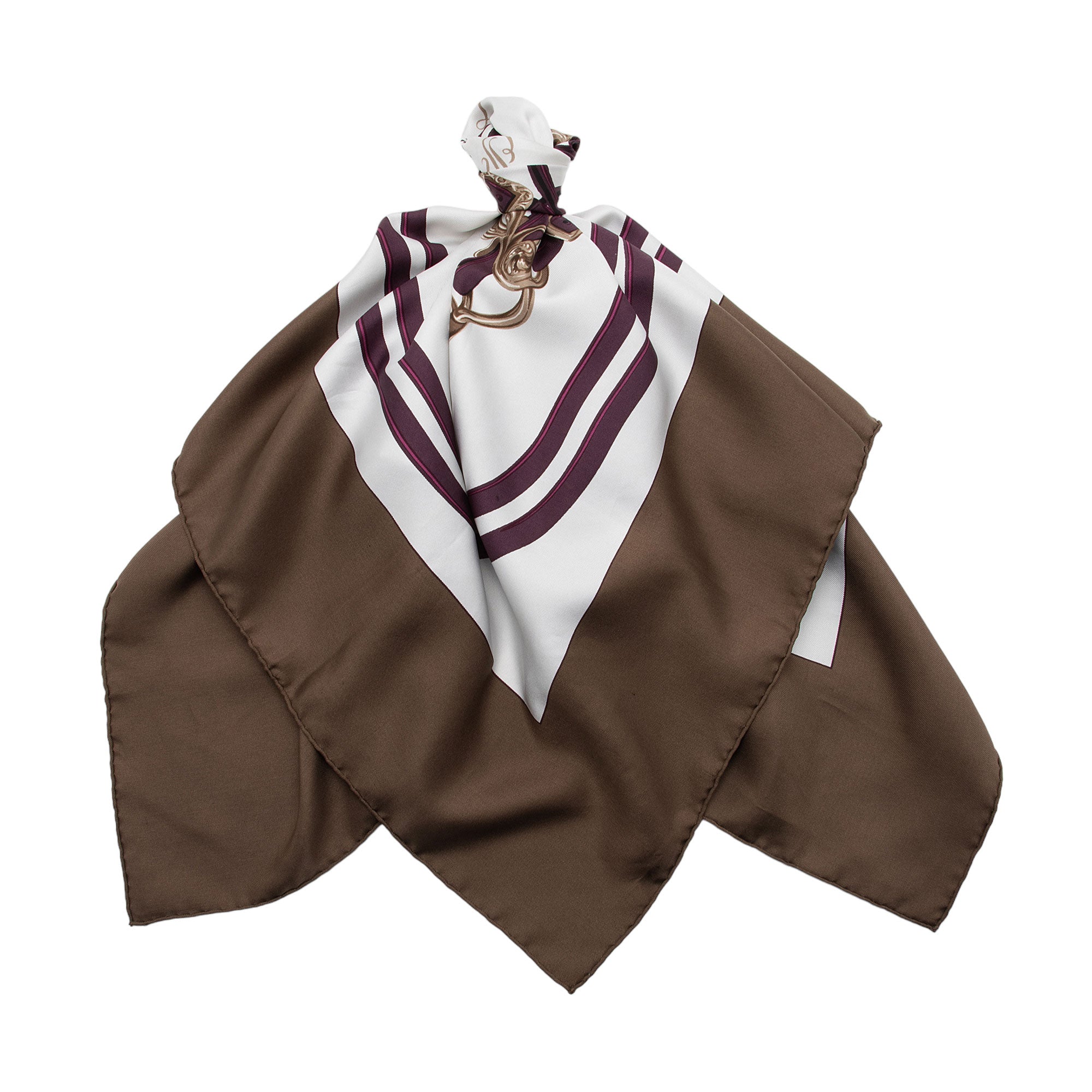 Hermes Silk Brides de Gala Shadow 90cm Scarf (SHF-CyTUTS)