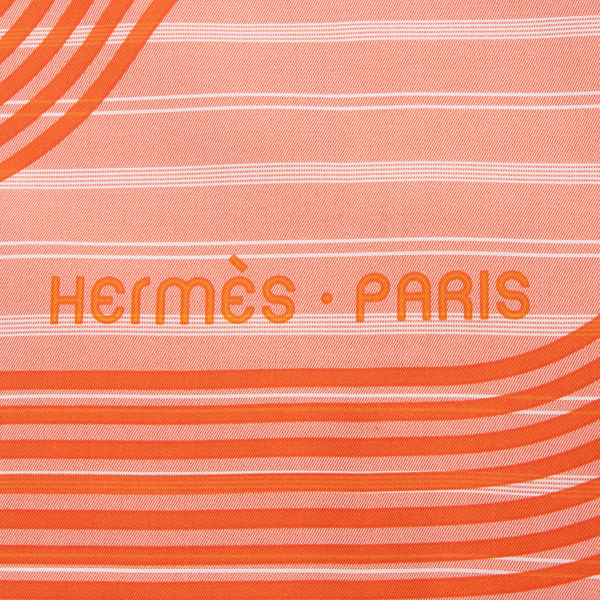 Hermes Silk Circuit 24 Faubourg 90cm Scarf (SHF-voToCp)