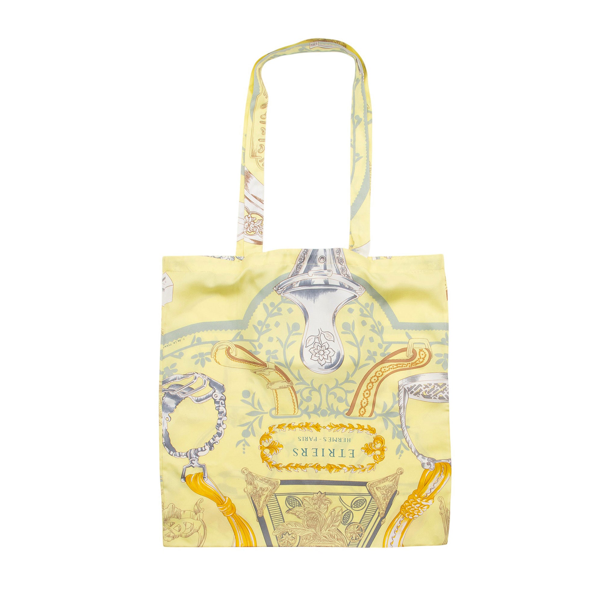Hermes Silk Etriers So Tote Bag