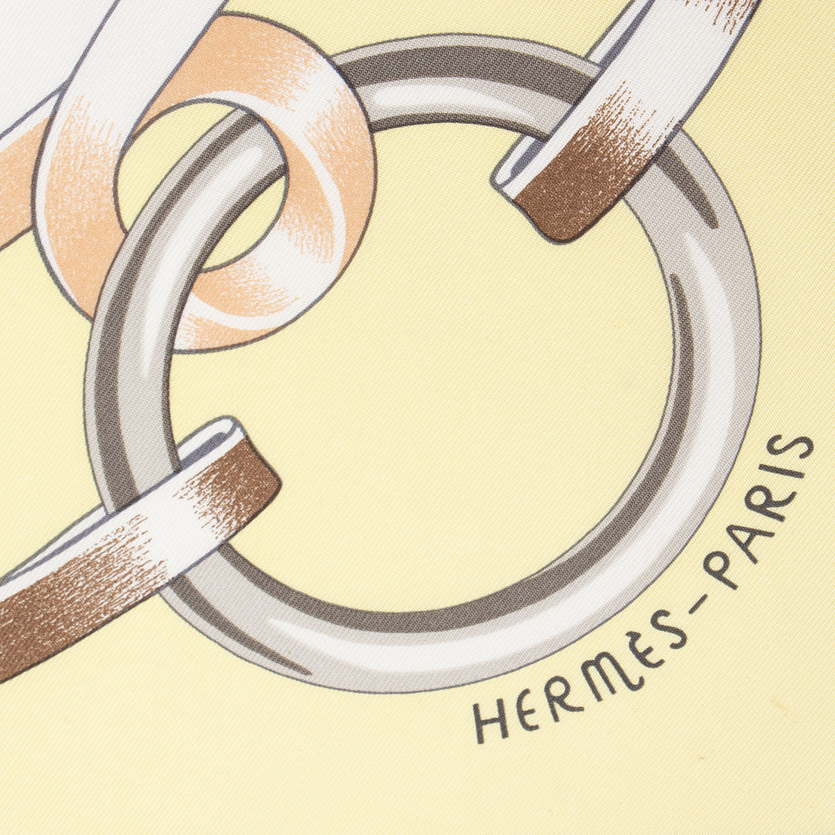 Hermes Silk Figure Artistique 90cm Scarf