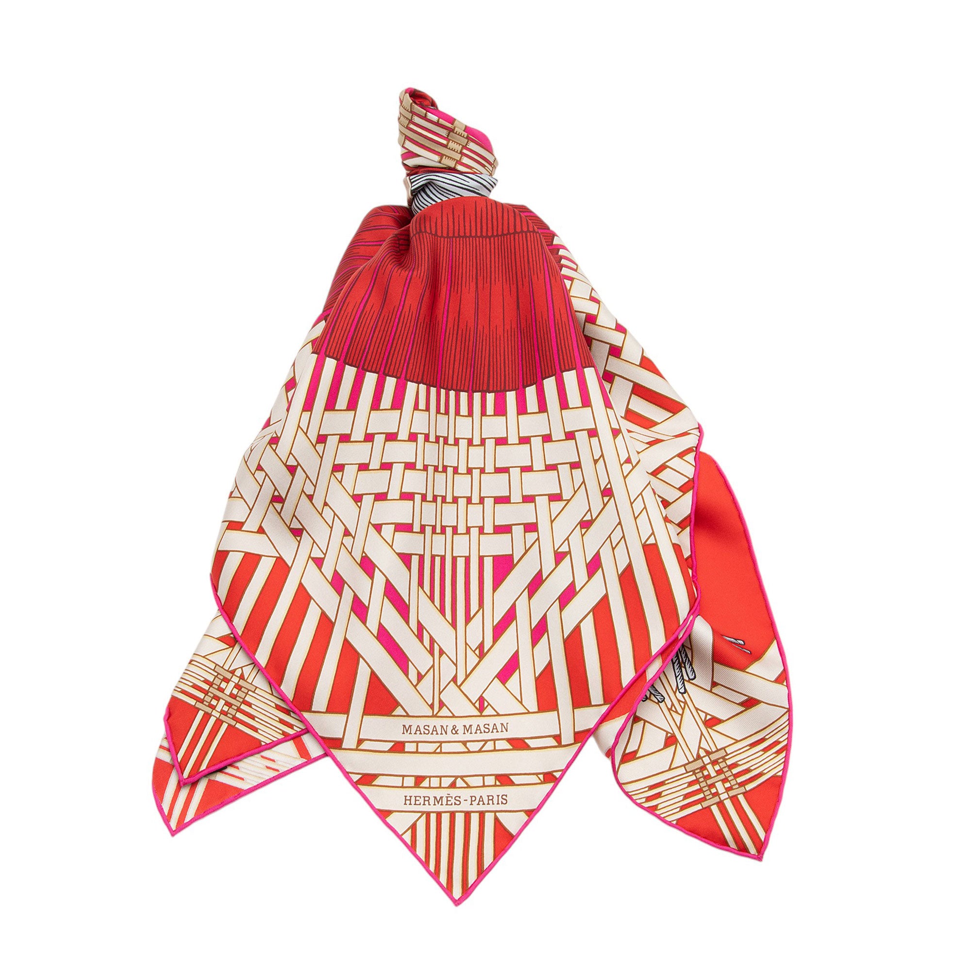 Hermes Silk Masan & Masan 90cm Scarf (SHF-y9nbRc)