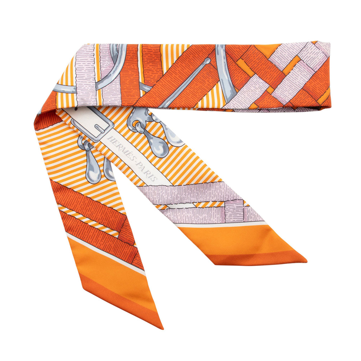 Hermes Silk Mors à Jouets Chemise Twilly Scarf