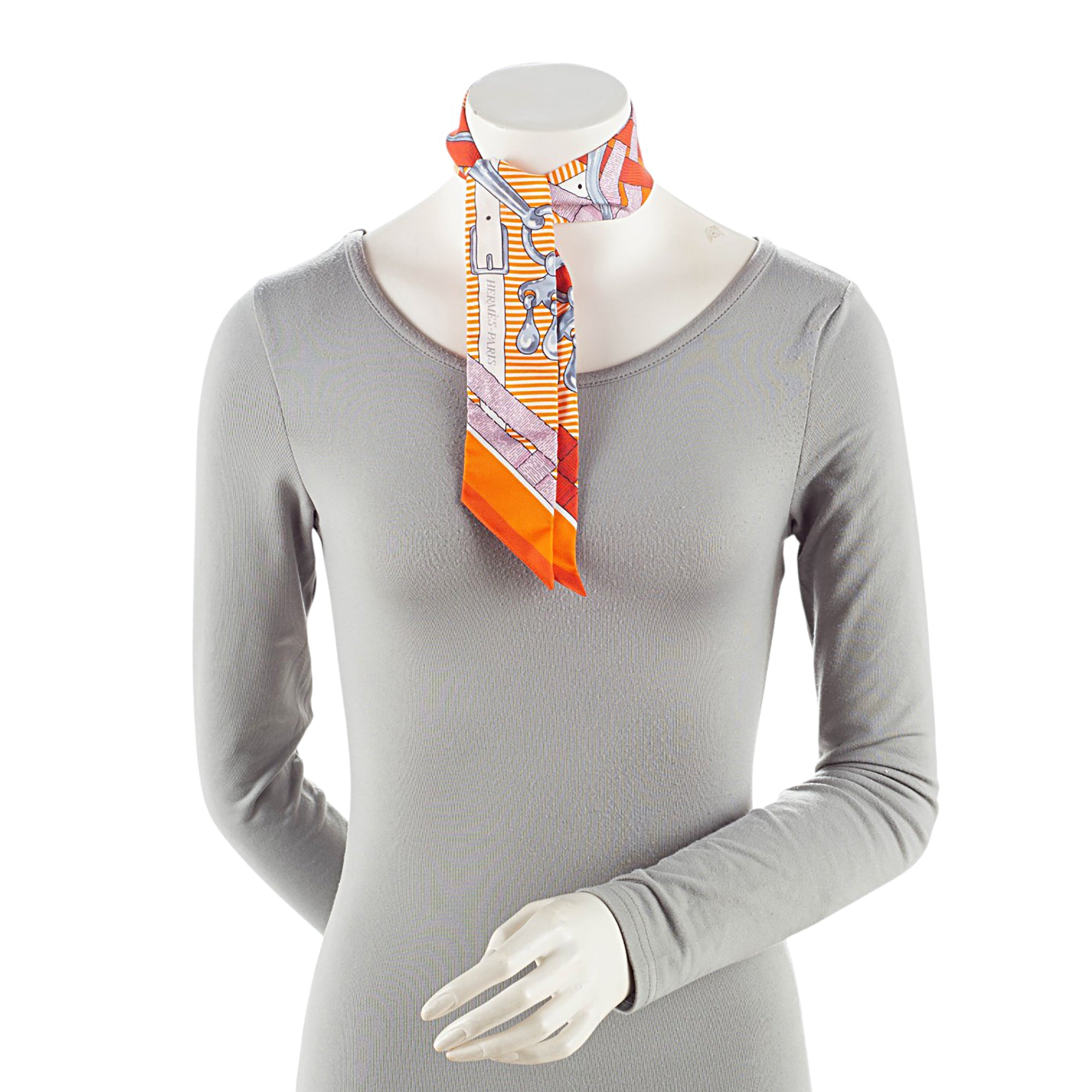 Hermes Silk Mors à Jouets Chemise Twilly Scarf