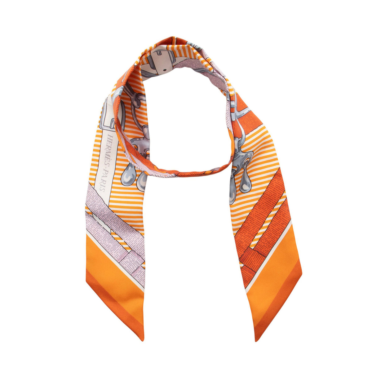 Hermes Silk Mors à Jouets Chemise Twilly Scarf