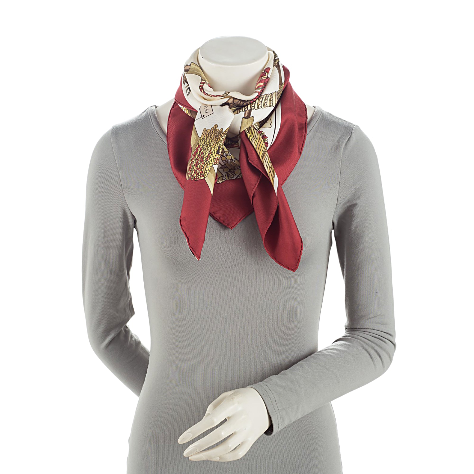 Hermes Silk Passementerie 90cm Scarf (SHF-bFbBeL)