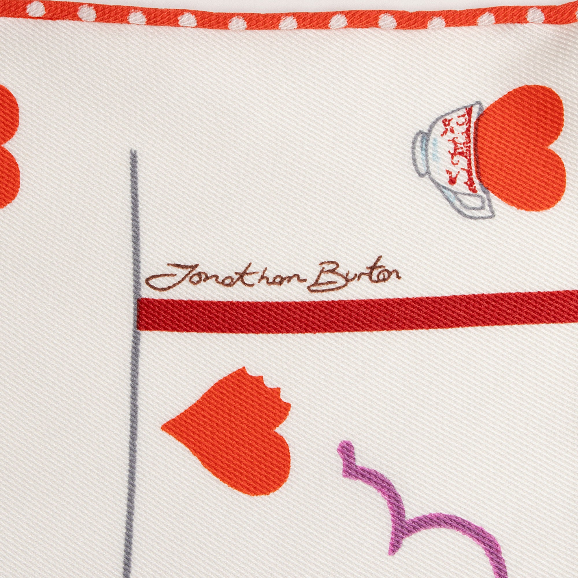 Hermes Silk Tea Time 70cm Scarf (SHF-D4yPBB)