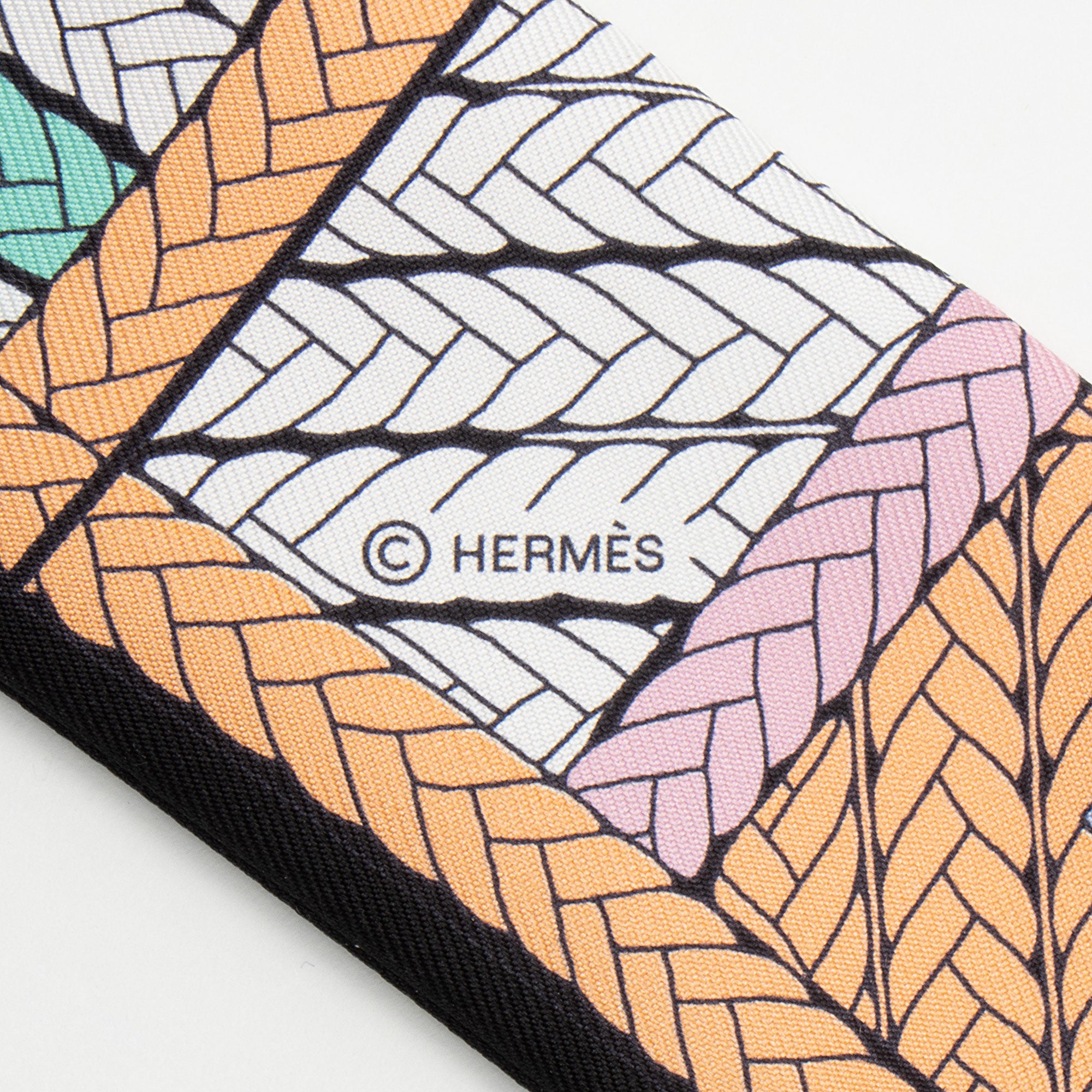 Hermes Silk Tresses H Doll Twilly Scarf (SHF-ZMGWVH)