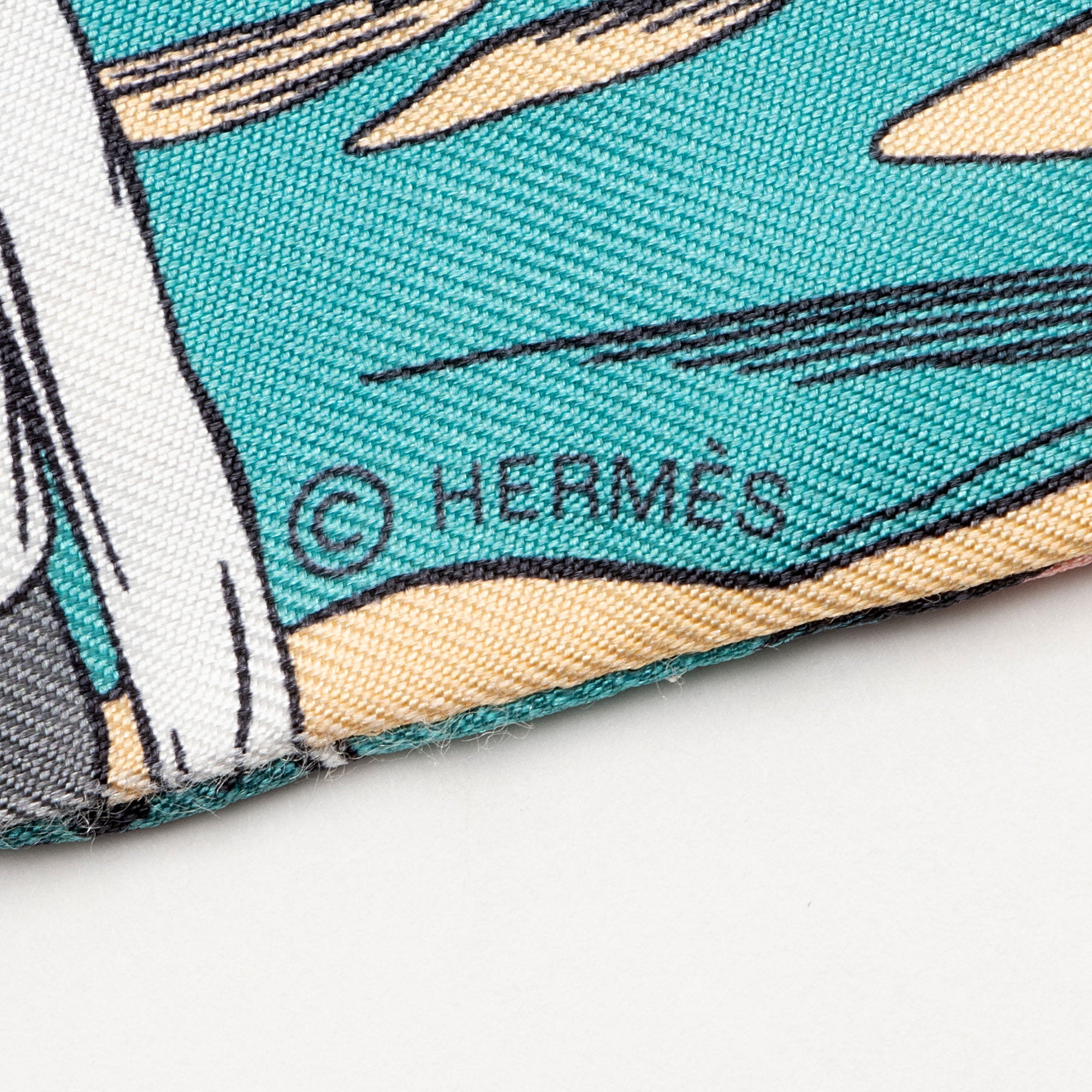 Hermes Silk WOW Comic Twilly Scarf