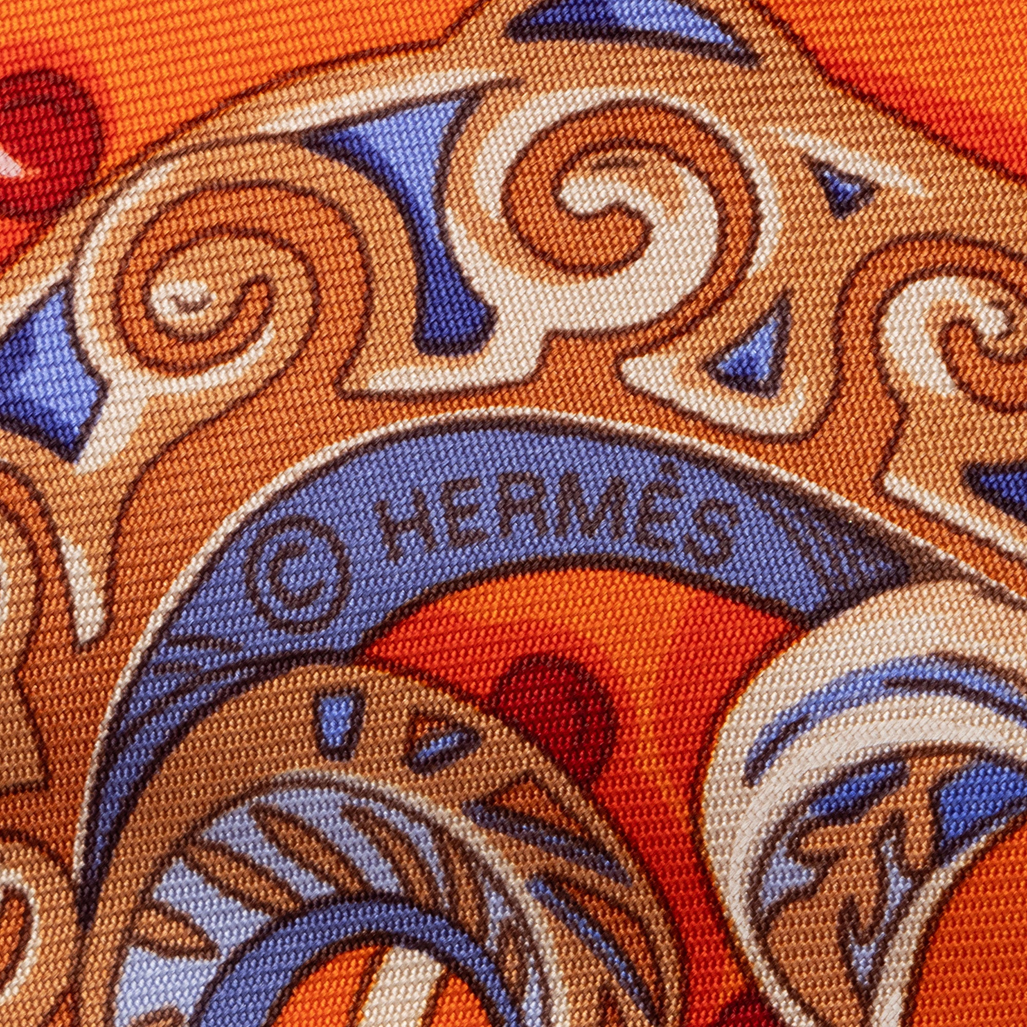 Hermes Silk Zenobie Reine De Palmyre 90cm Scarf