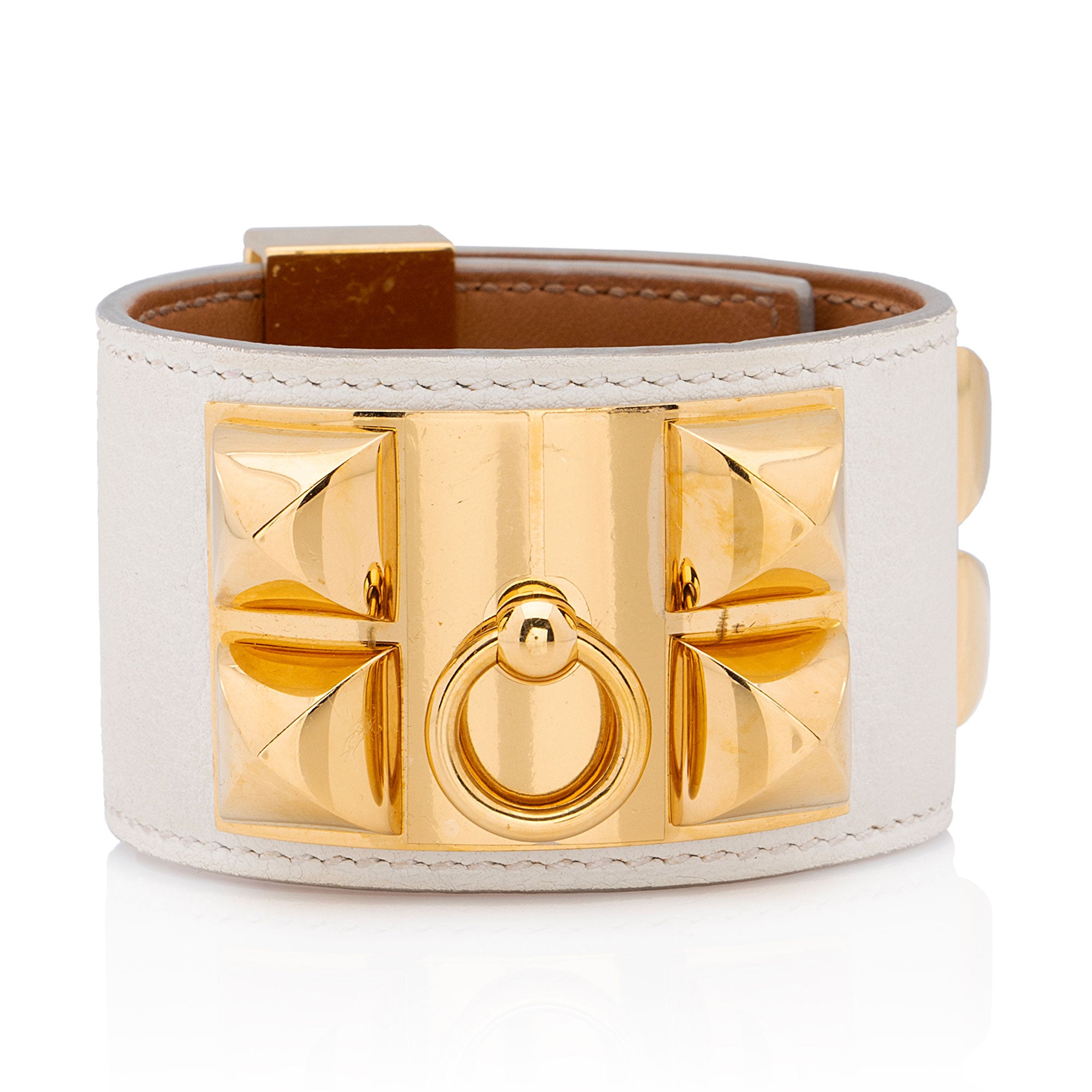 Hermes Swift Calfskin Collier de Chien Bracelet