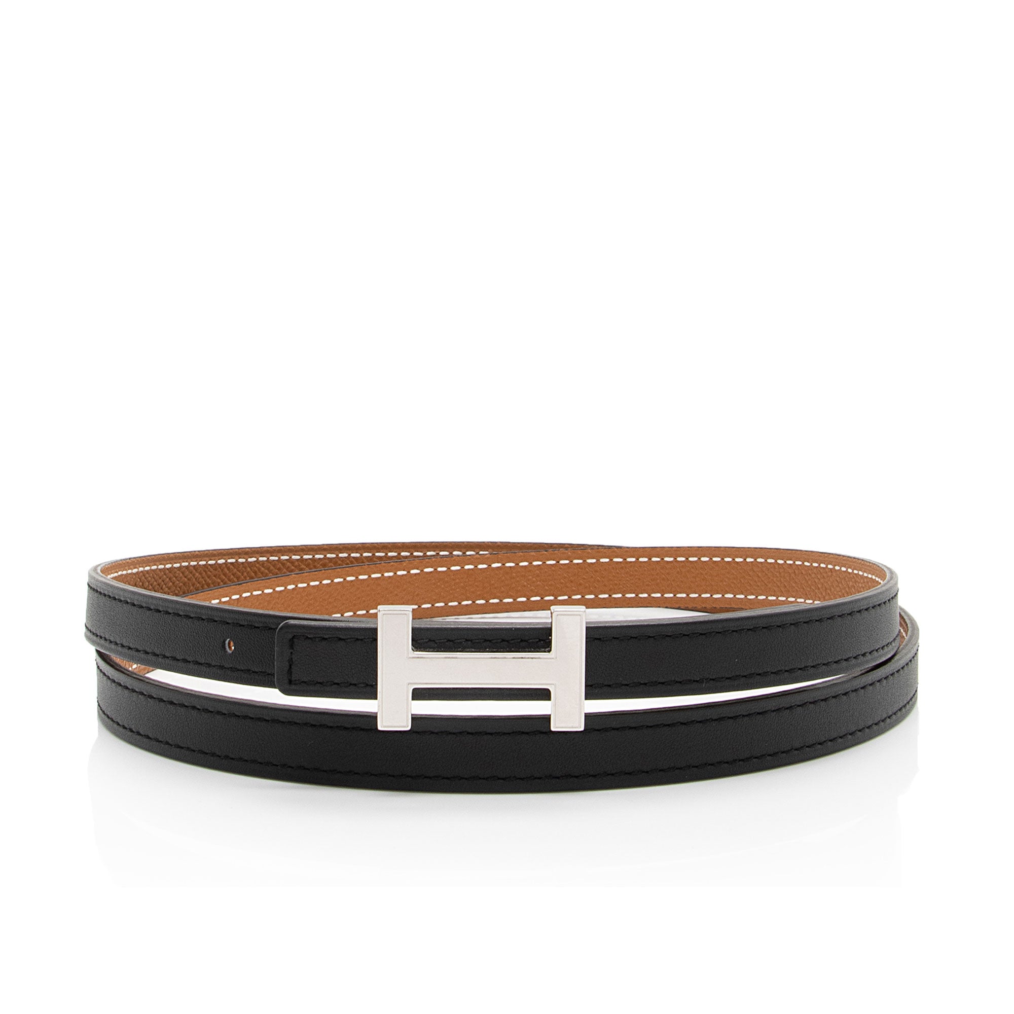 Hermes Swift Epsom 13mm Reversible H Belt - Size 38 / 97 (SHF-jxKmnE)