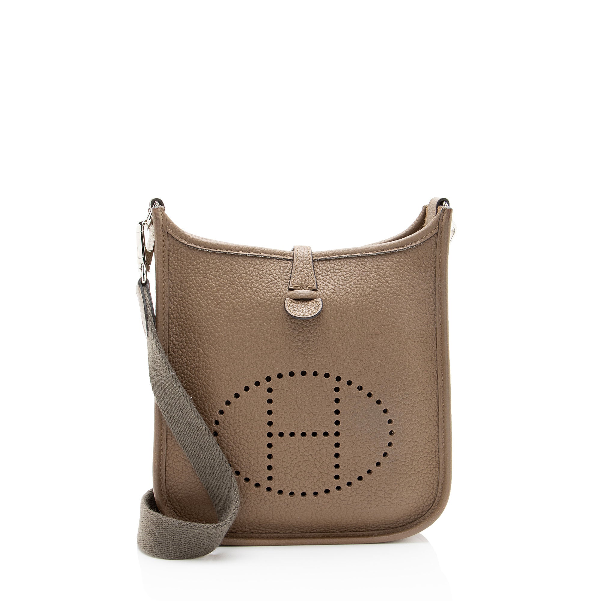 Hermes Taurillon Clemence Amazone Evelyne TPM Shoulder Bag