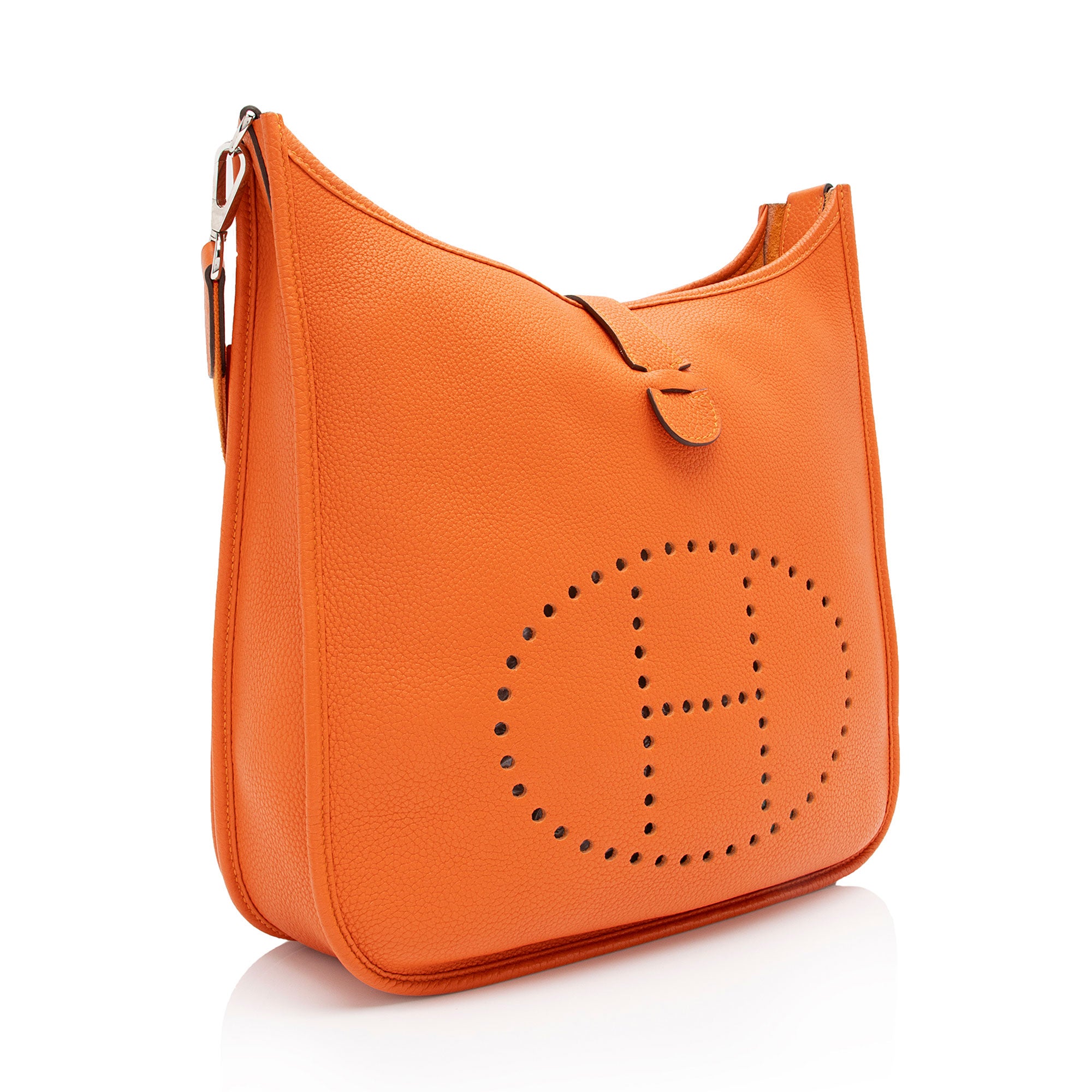 Hermes Taurillon Clemence Evelyne III PM Shoulder Bag (SHF-i6PTxC)