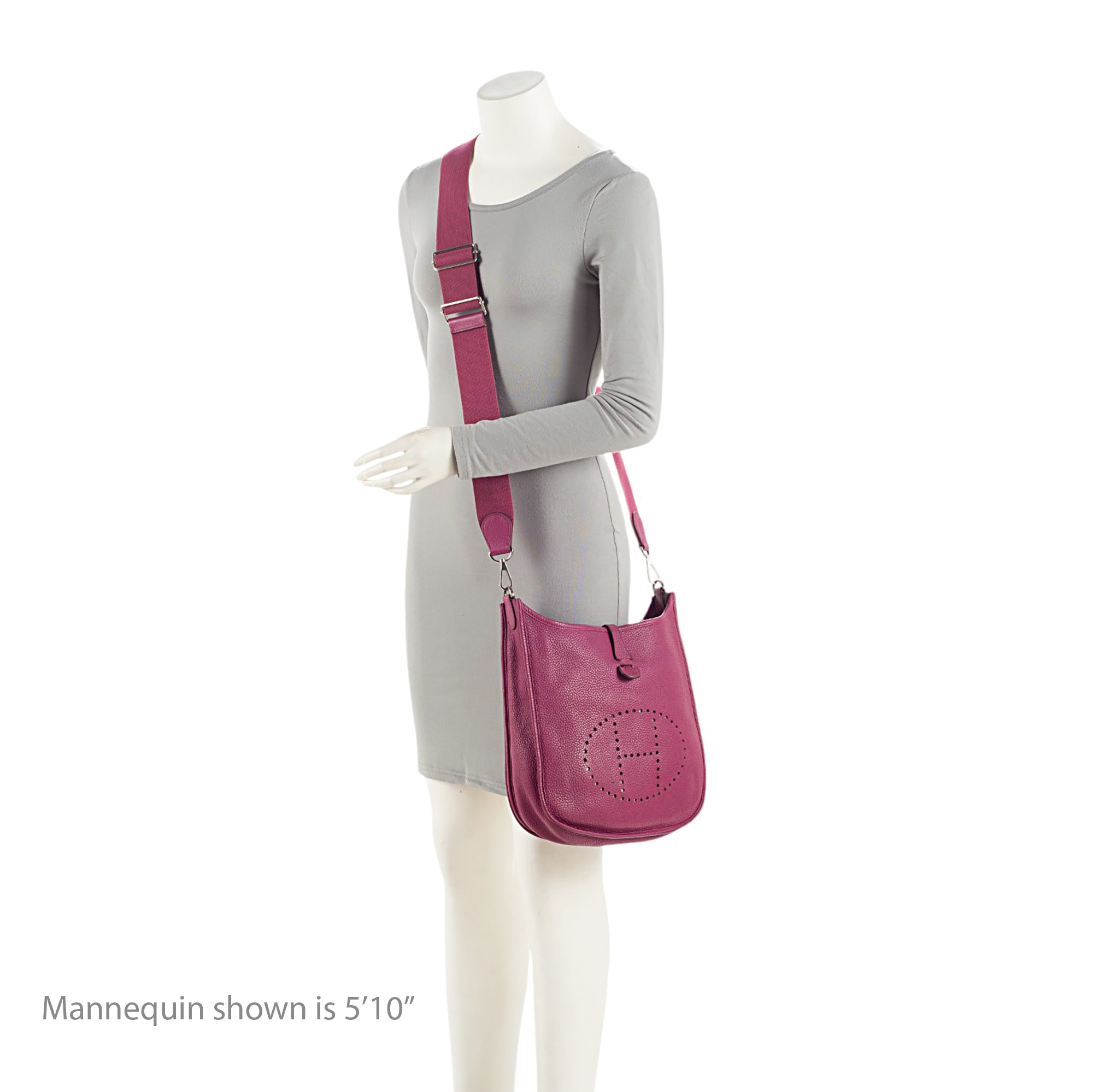 Hermes Taurillon Clemence Evelyne III PM Shoulder Bag