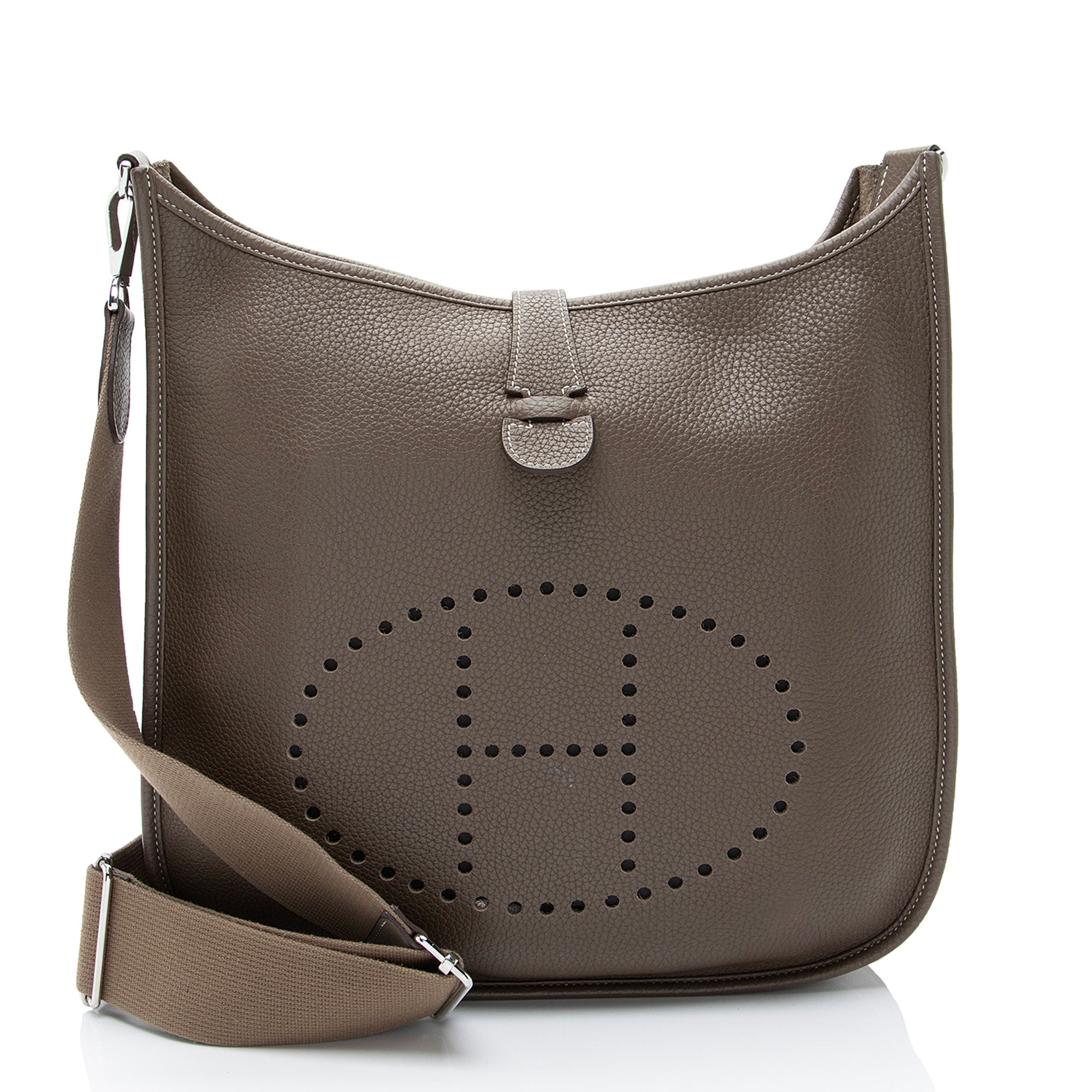 Hermes Taurillon Clemence Evelyne III PM Shoulder Bag