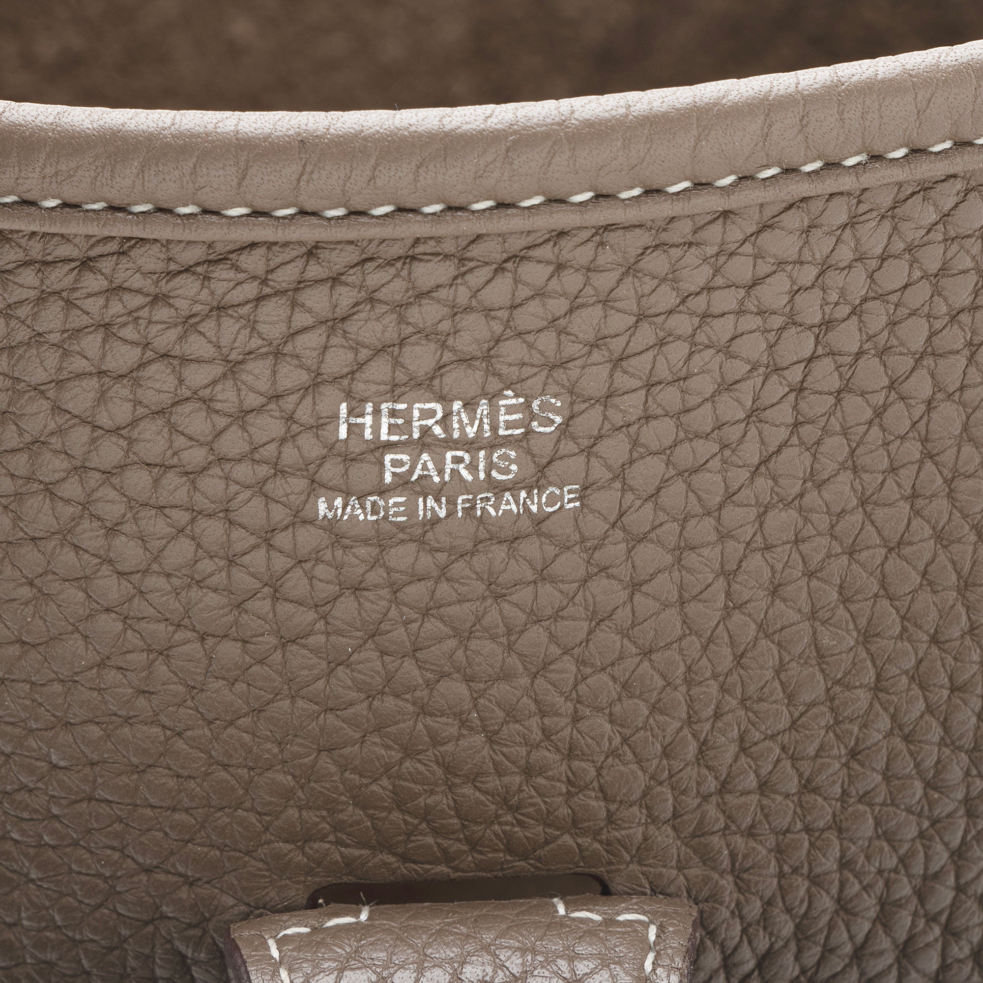 Hermes Taurillon Clemence Evelyne III PM Shoulder Bag