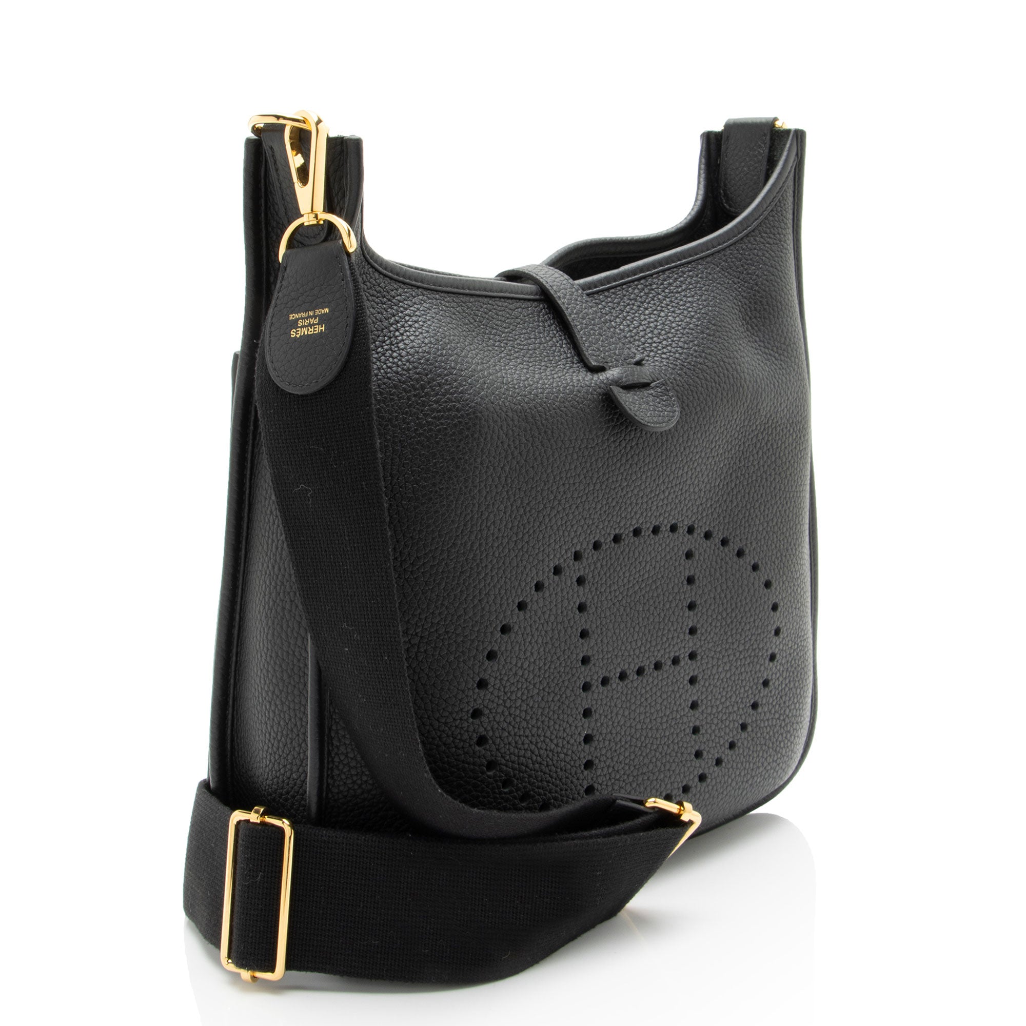 Hermes Taurillon Clemence Evelyne III PM Shoulder Bag