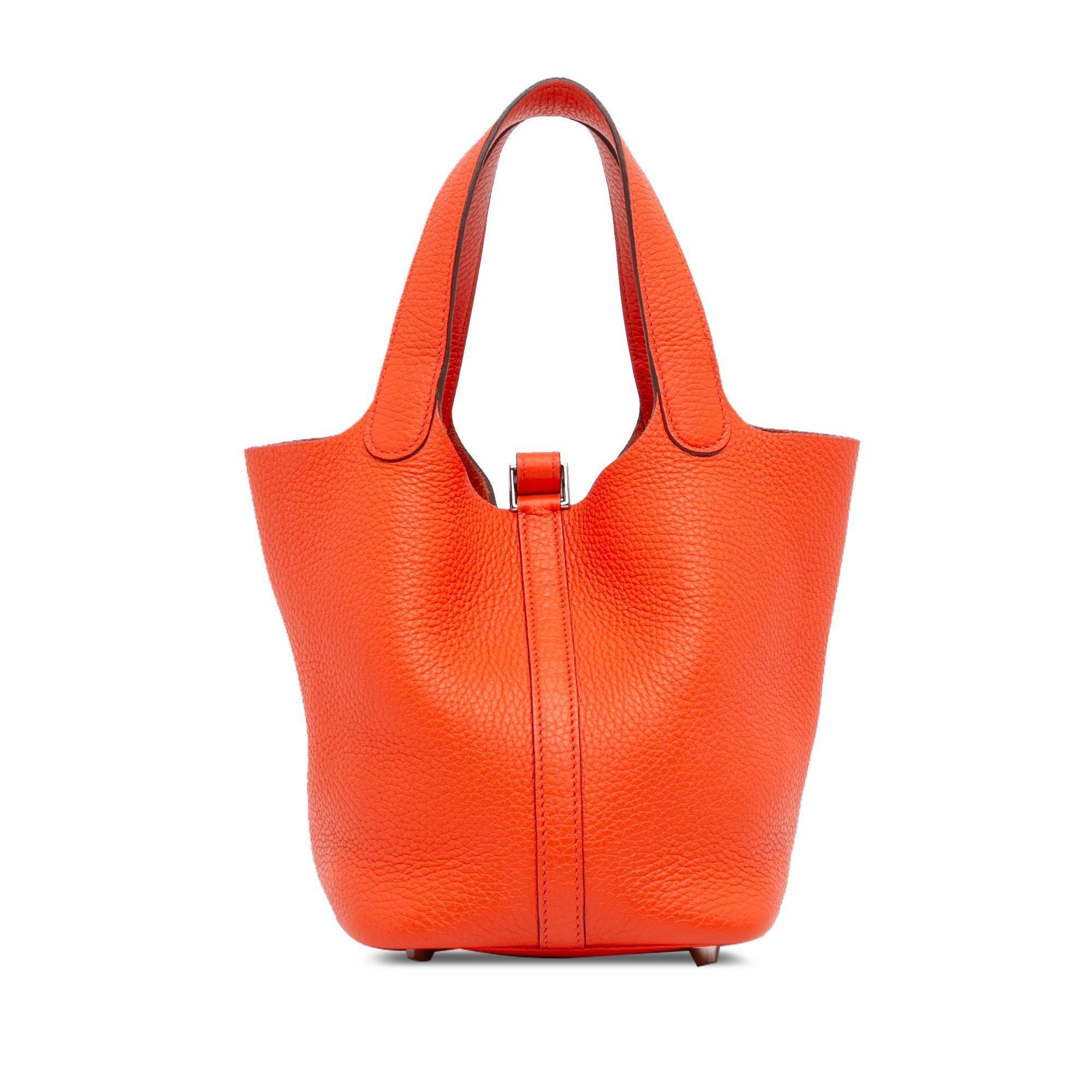 Hermes Taurillon Clemence Picotin Lock 18 (SHG-maRqqs)