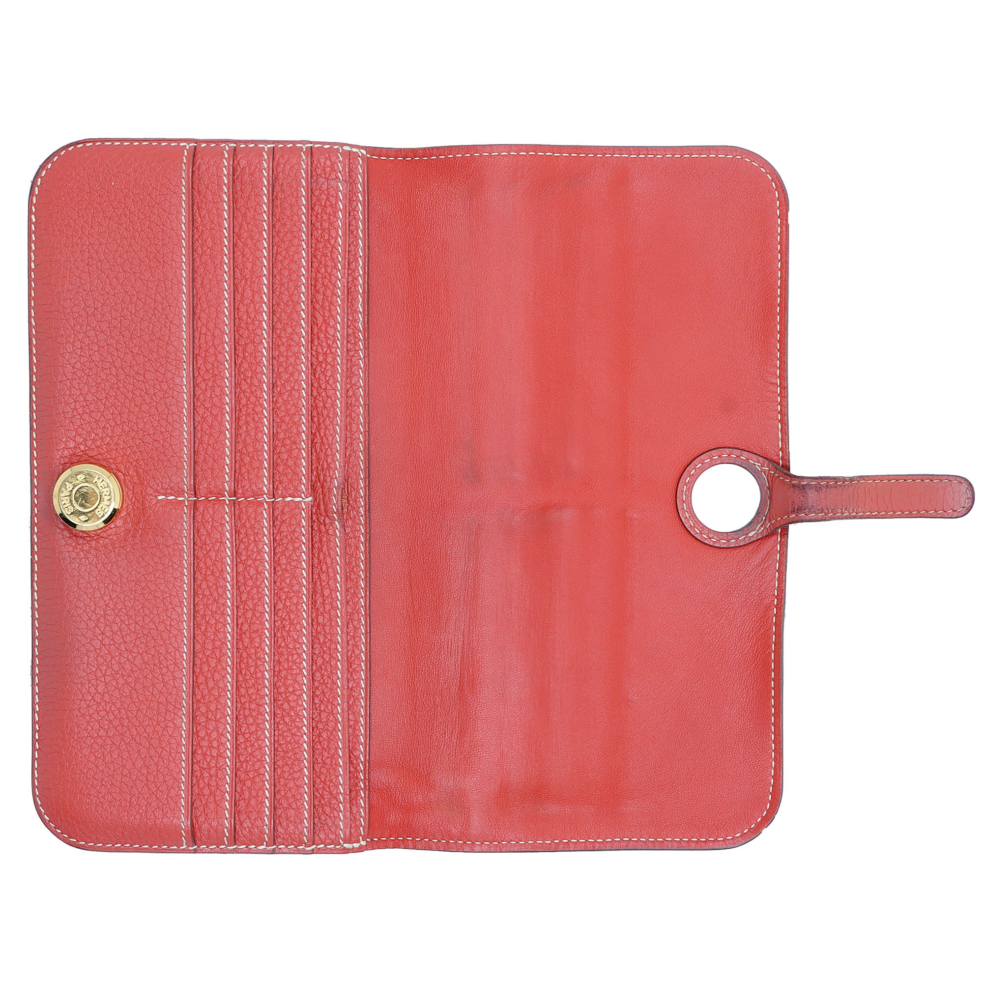 Hermes Togo Leather Dogon Wallet