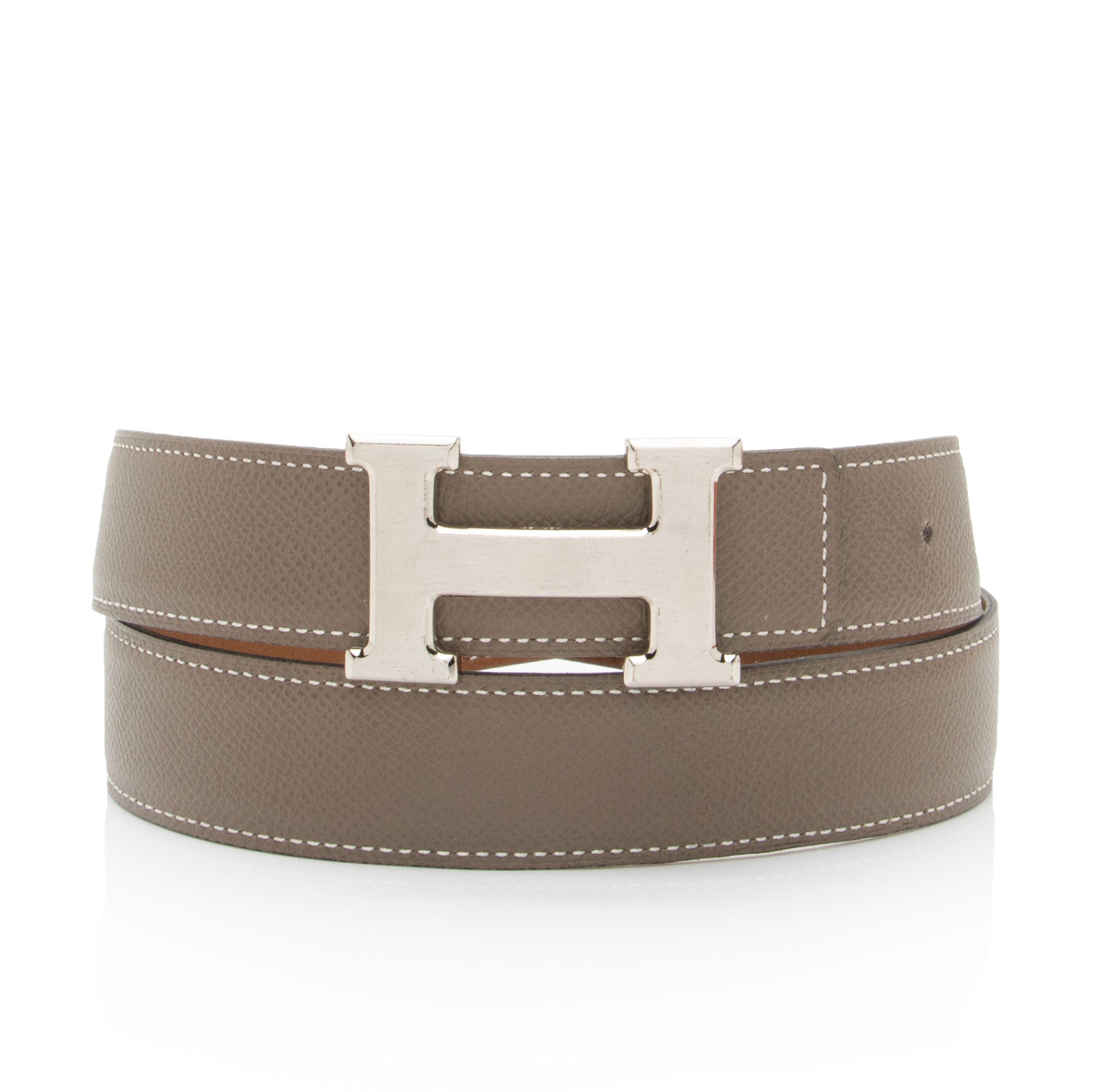 Hermes Togo Epsom Constance 32mm Reversible H Belt - Size 34 / 85 (SHF-8pQq4l)