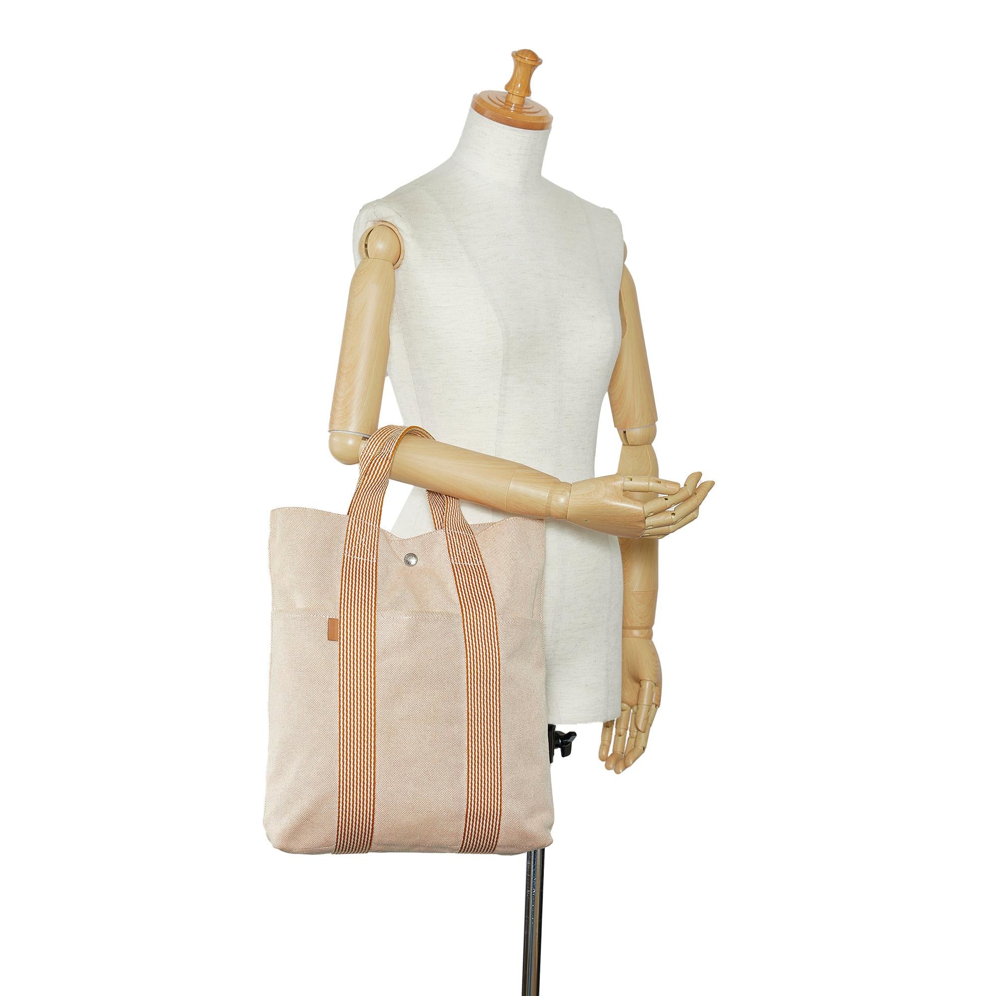 Hermes Toile Fourre Tout Cabas (SHG-1hbJZx)