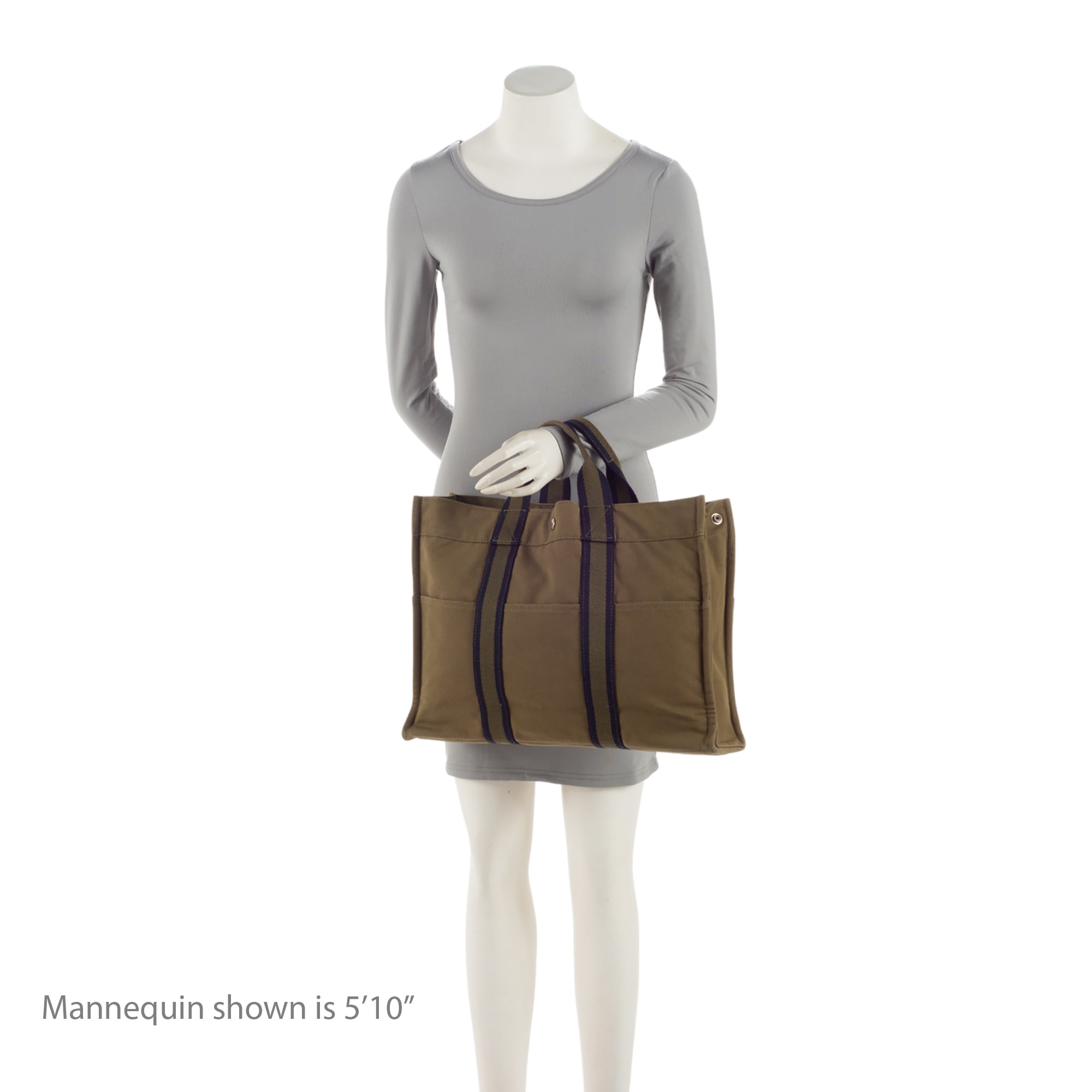 Hermes Toile Fourre Tout MM Tote (SHF-AVQQmL)