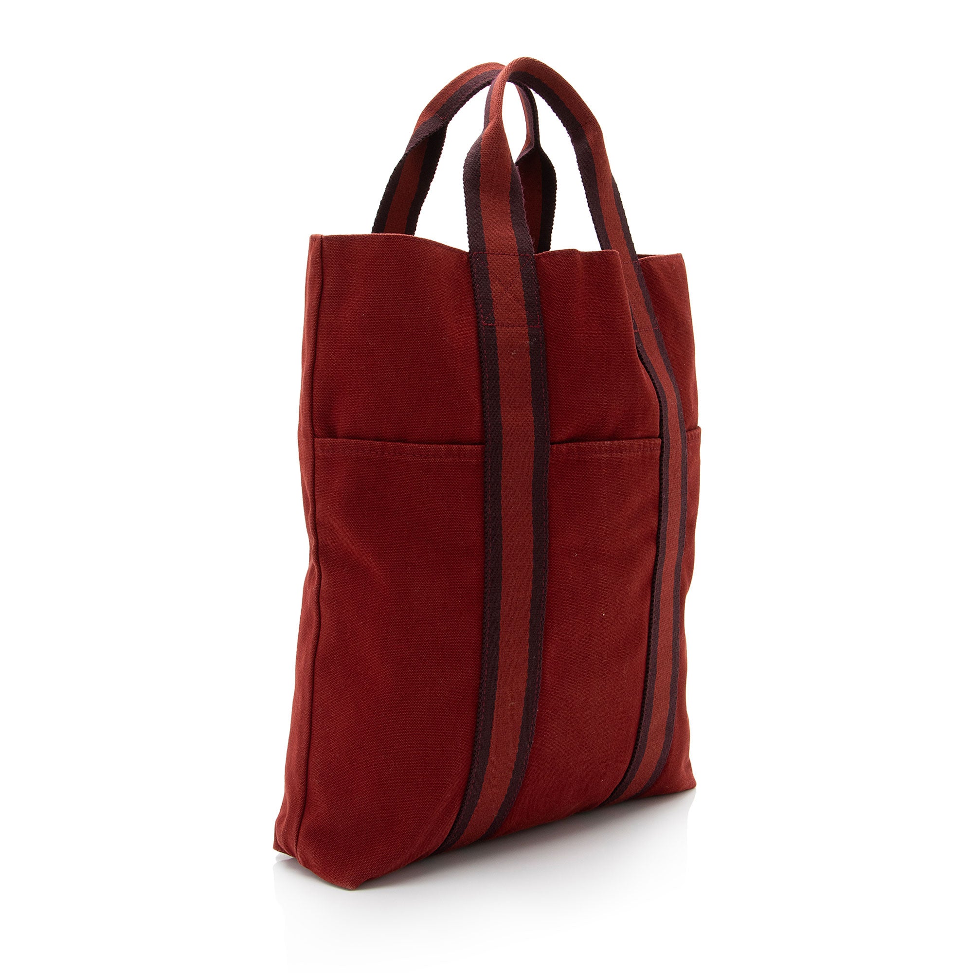 Hermes Toile Fourre Tout Shopping Tote (SHF-Cp7PyS)