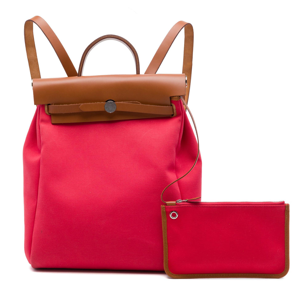 Hermes Toile Herbag A Dos Zip Retourne Backpack