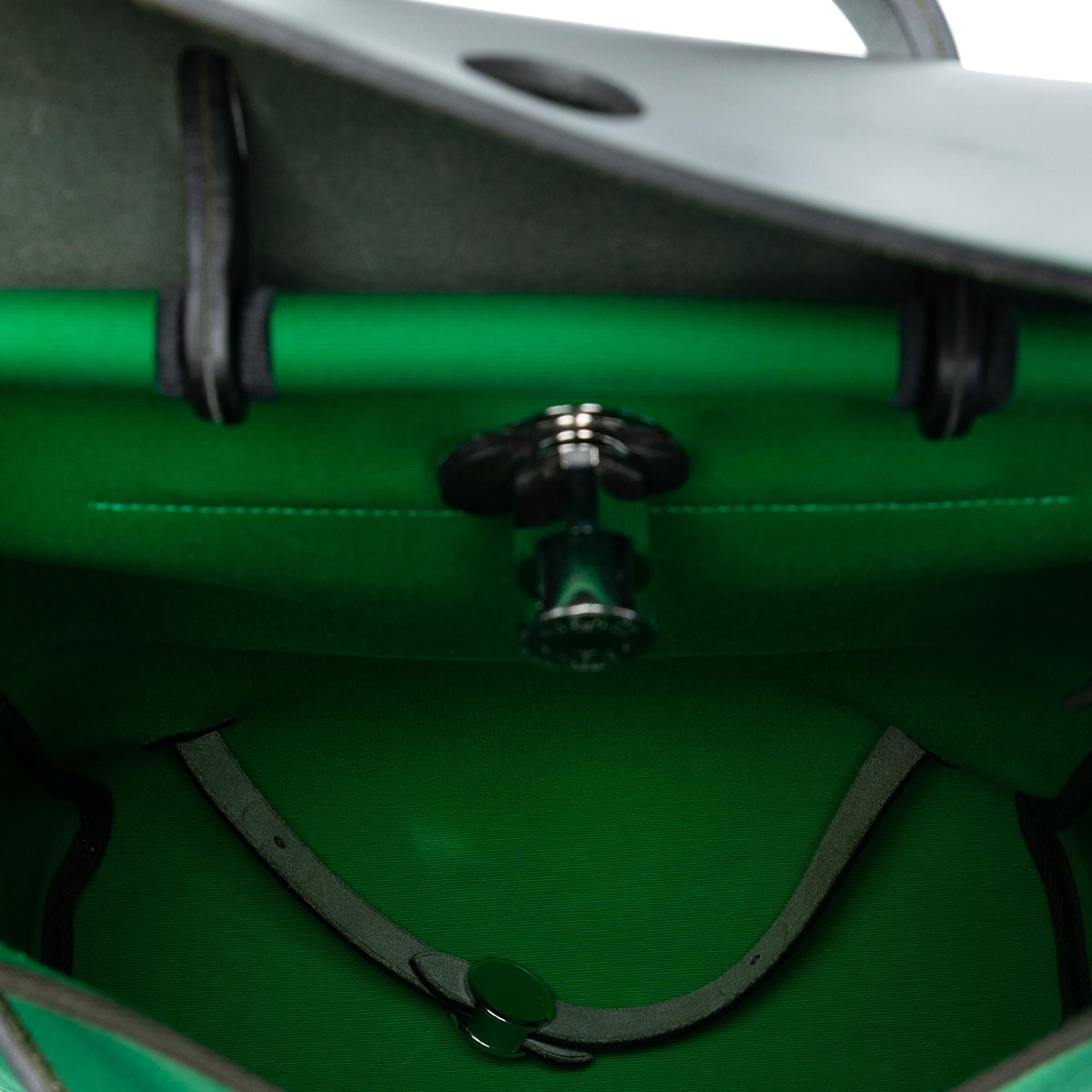 Hermes Toile Herbag A Dos Zip Retourne Backpack