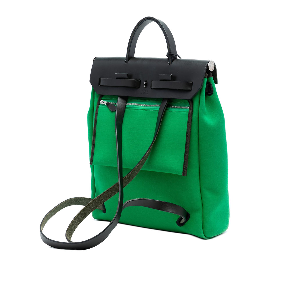 Hermes Toile Herbag A Dos Zip Retourne Backpack