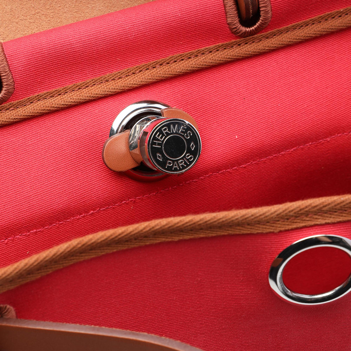 Hermes Toile Herbag A Dos Zip Retourne Backpack