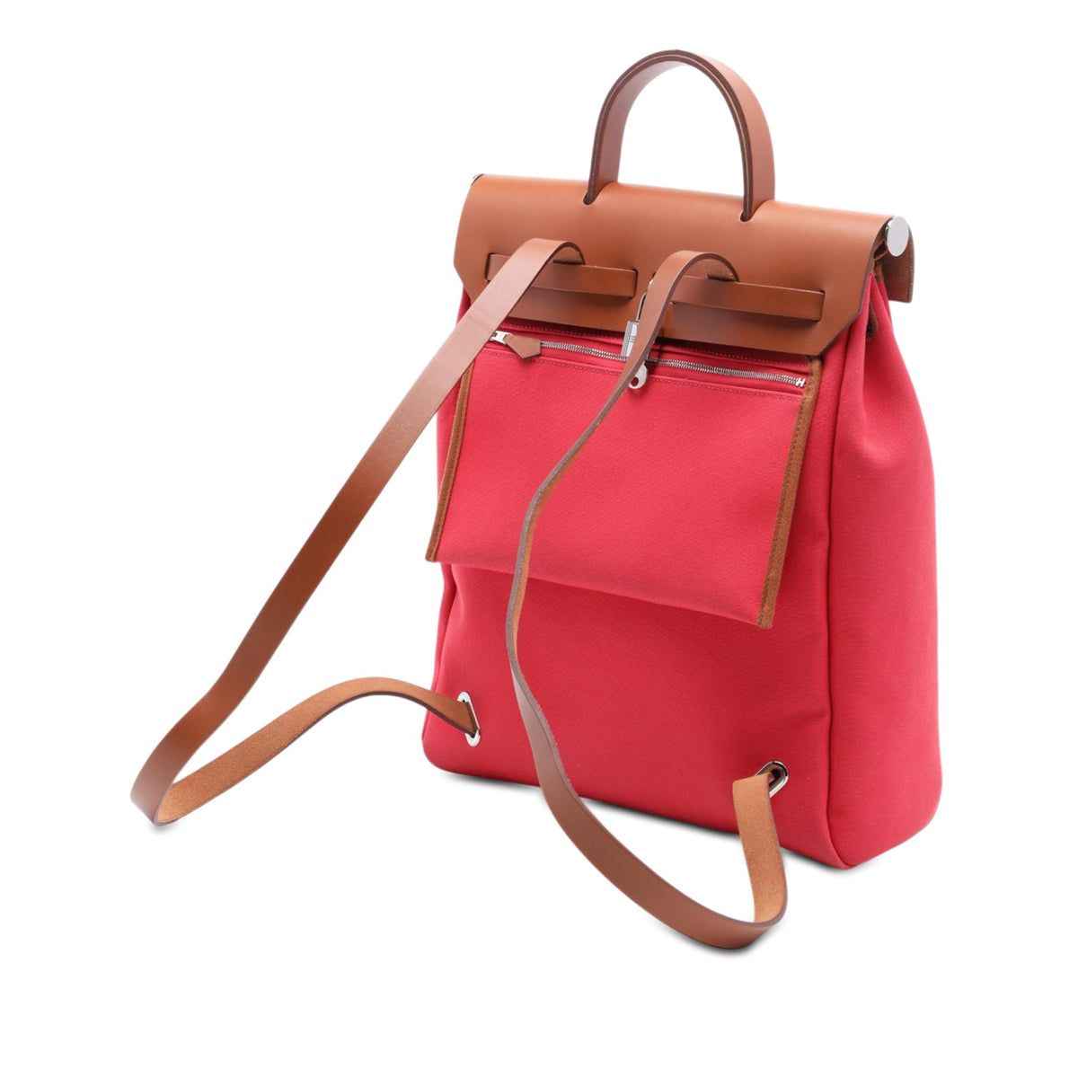 Hermes Toile Herbag A Dos Zip Retourne Backpack