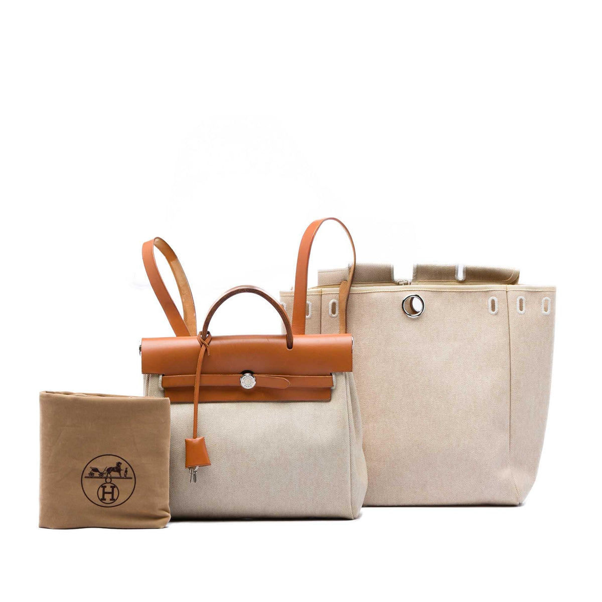 Hermes Toile Herbag Backpack PM
