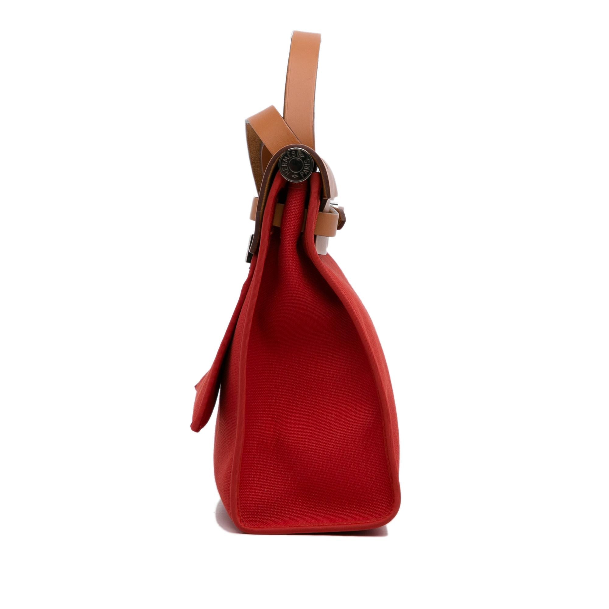 Hermes Toile Herbag Zip 31 (SHG-4yYyck)