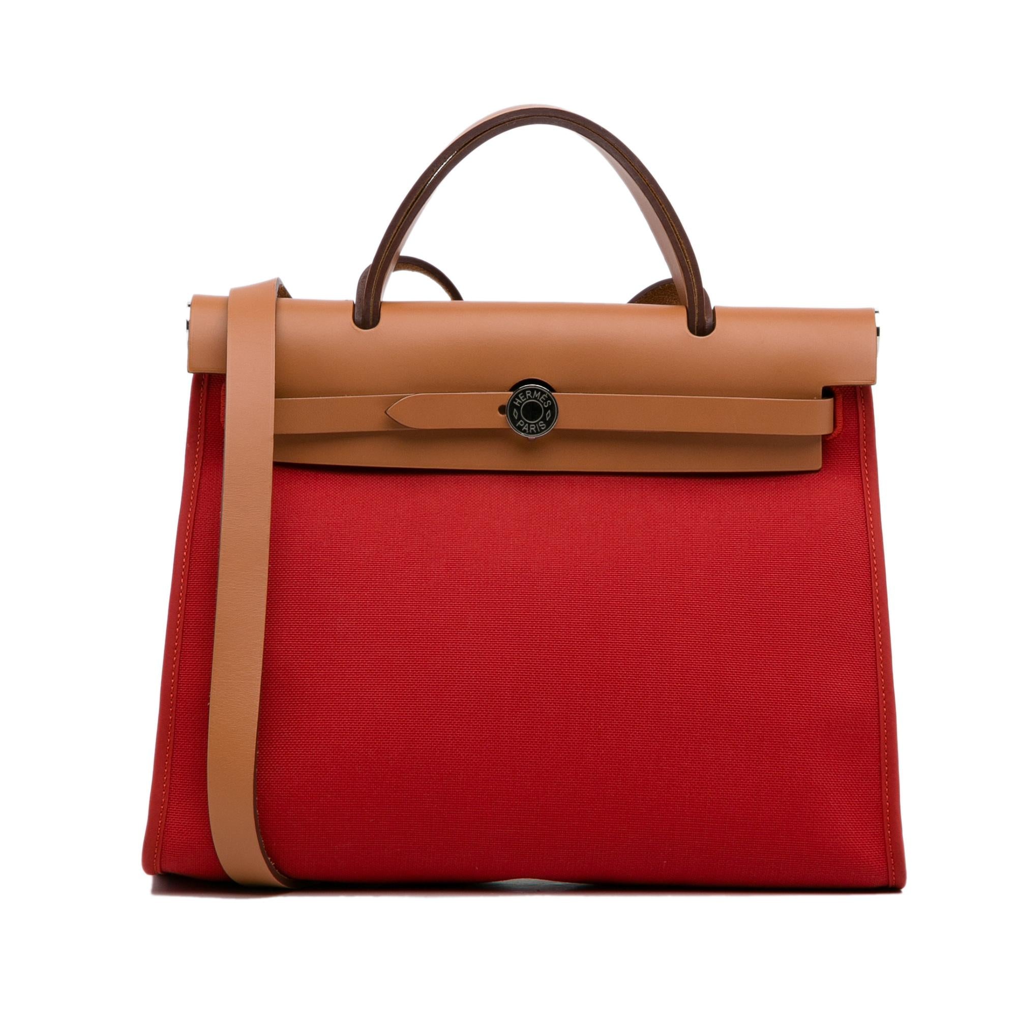 Hermes Toile Herbag Zip 31 (SHG-4yYyck)