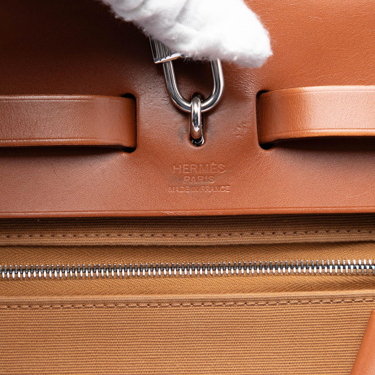 Hermes Toile Verso Herbag Zip 31